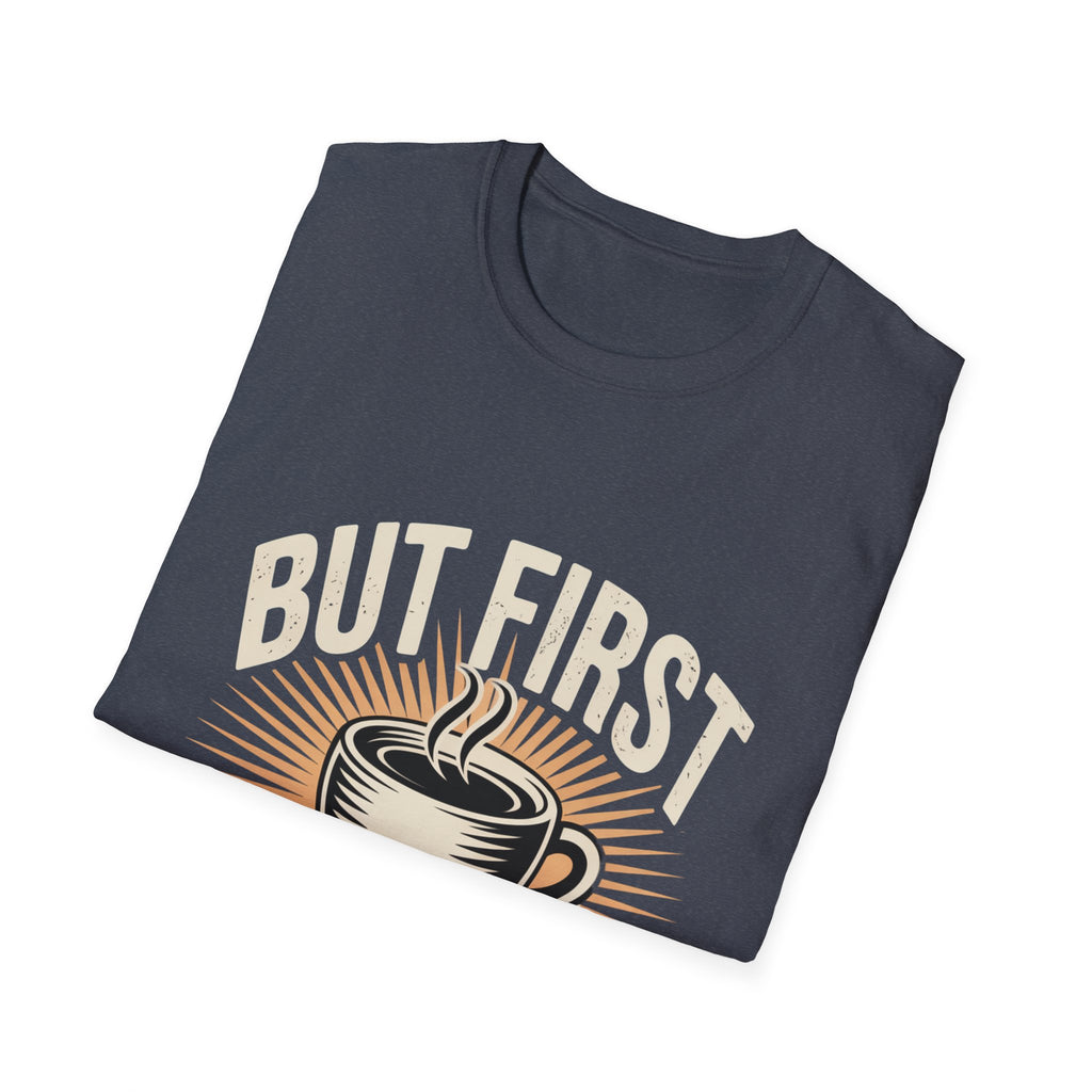 But First Coffee T-Shirt — Vintage Coffee Cup Graphic Tee