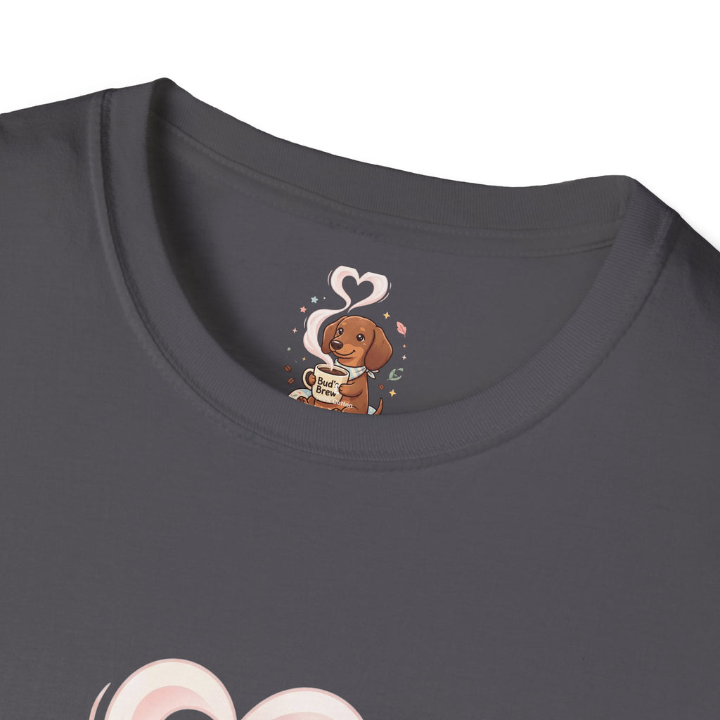 )  Cute Dachshund Coffee Lover T-Shirt – Bud’s Brew Puppy Shirt | Funny Dog Lover Gift | Coffee Lover Graphic Tee