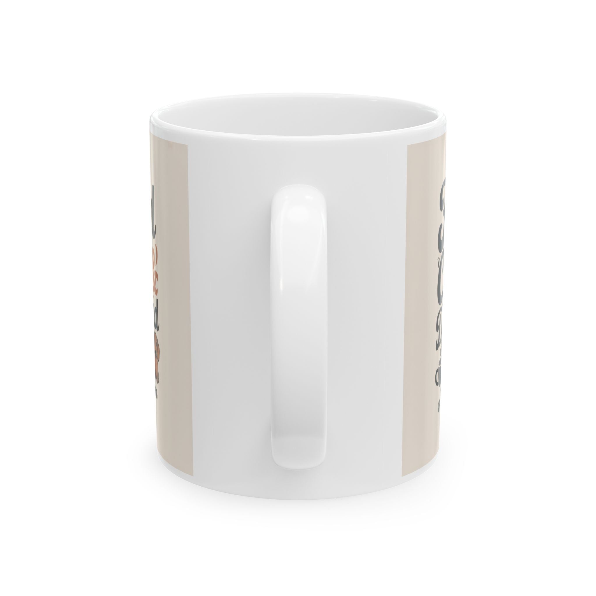 Dachshund Lover Coffee Mug – “Fueled by Coffee & Dachshund Love” Ceramic Cup (11oz/15oz)