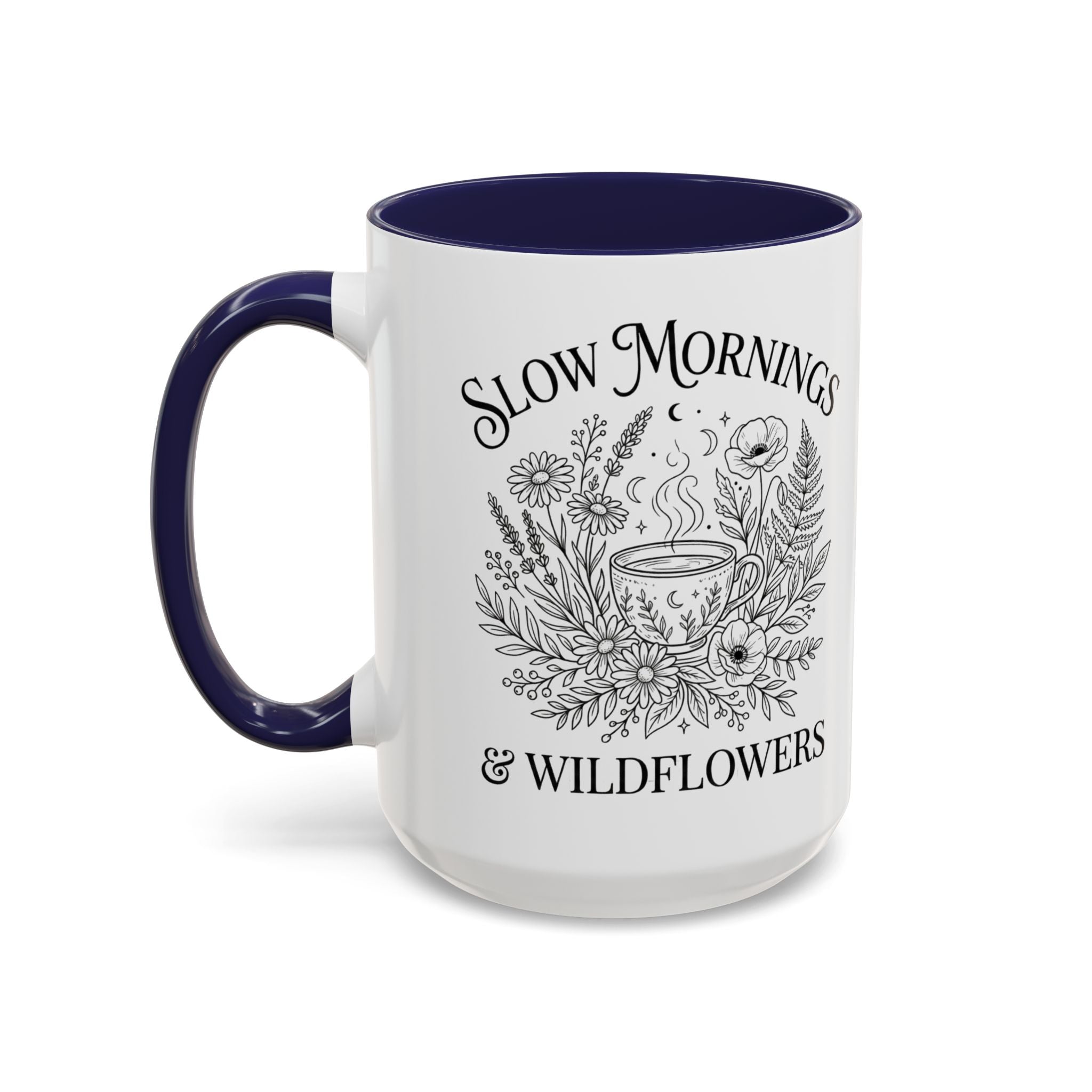 Slow Mornings & Wildflowers Coffee Mug