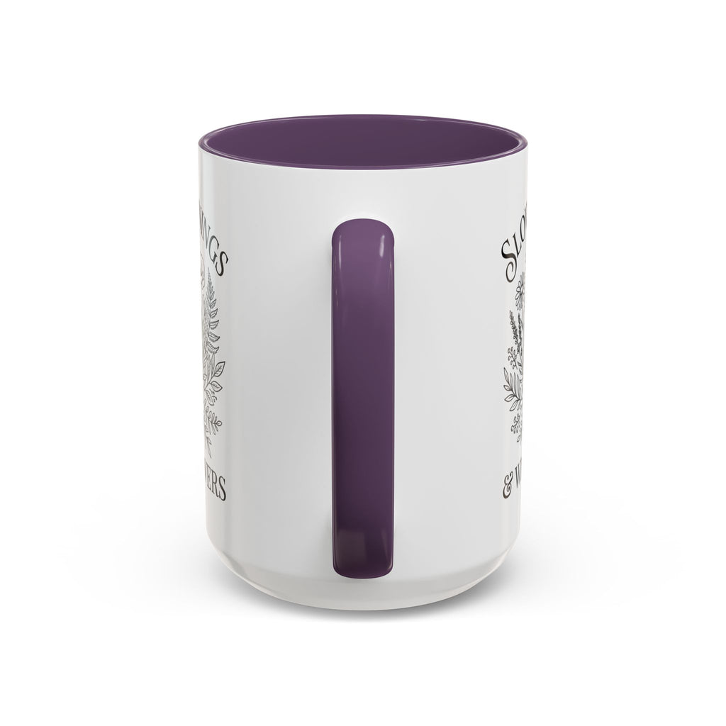 Slow Mornings & Wildflowers Coffee Mug