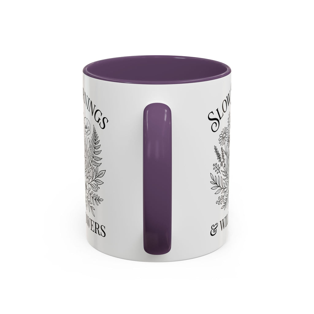 Slow Mornings & Wildflowers Coffee Mug