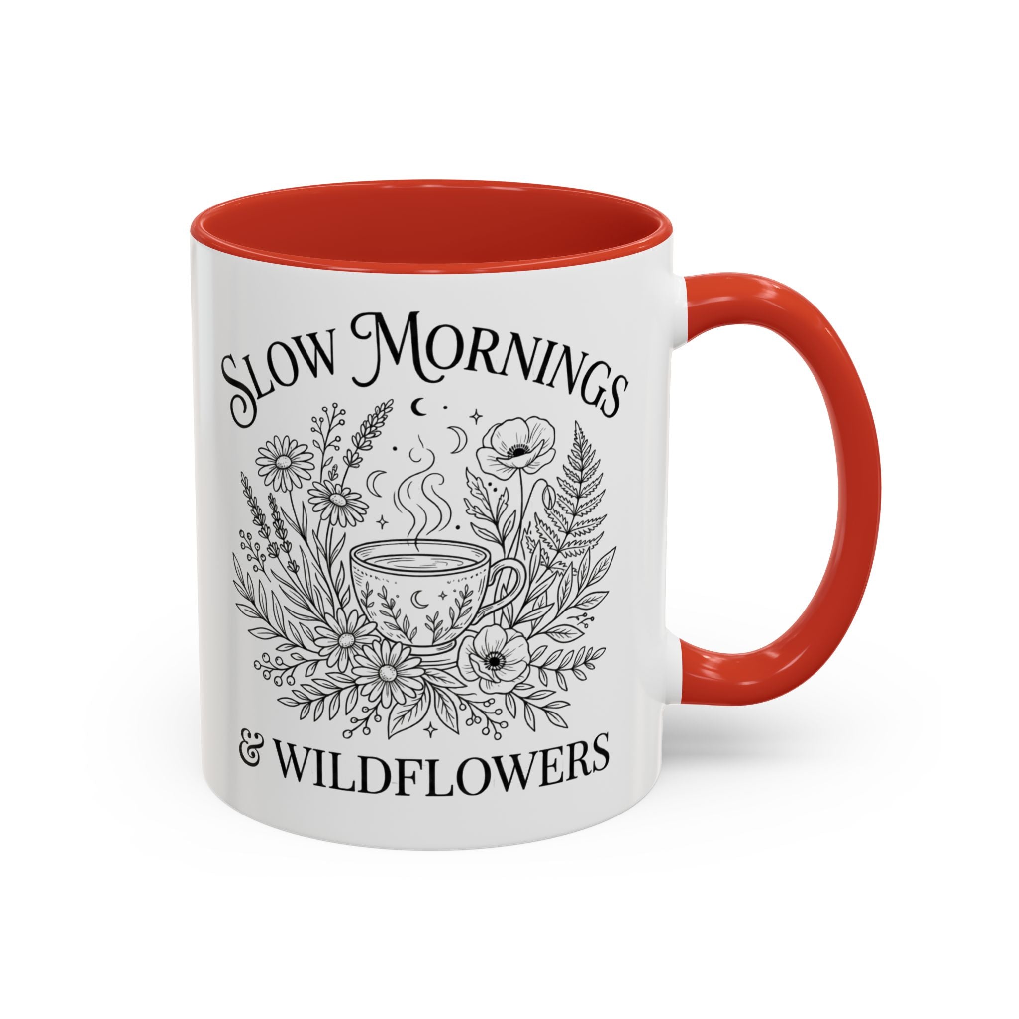 Slow Mornings & Wildflowers Coffee Mug