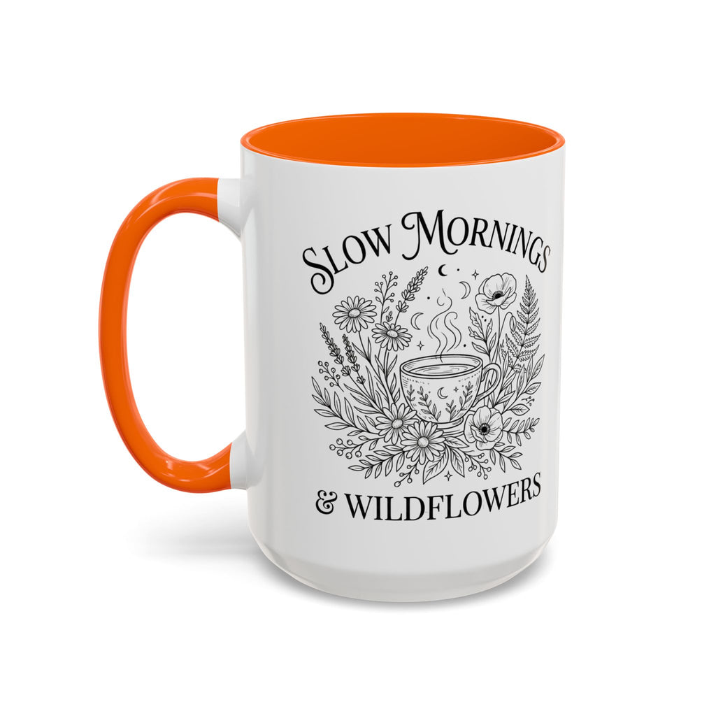 Slow Mornings & Wildflowers Coffee Mug