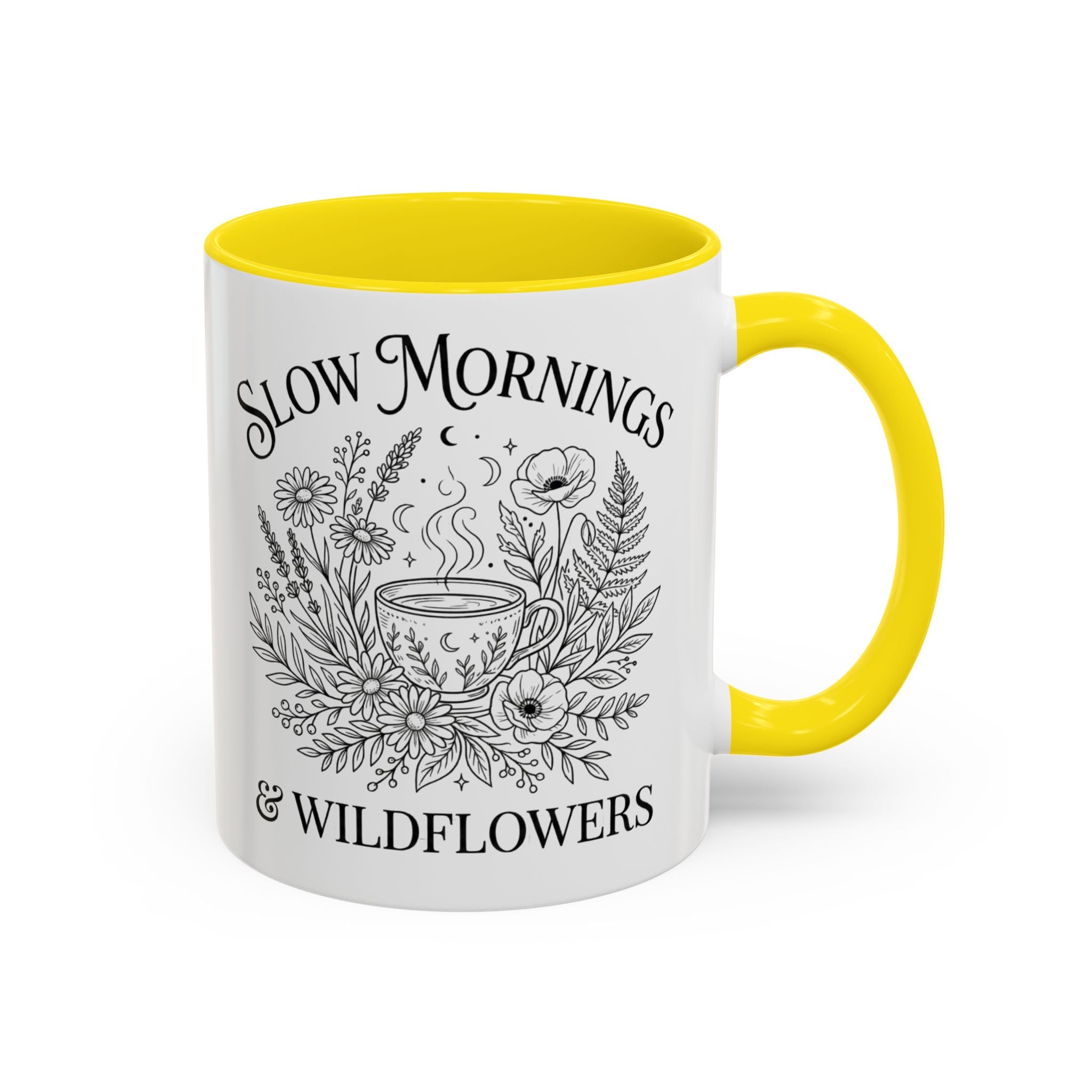 Slow Mornings & Wildflowers Coffee Mug