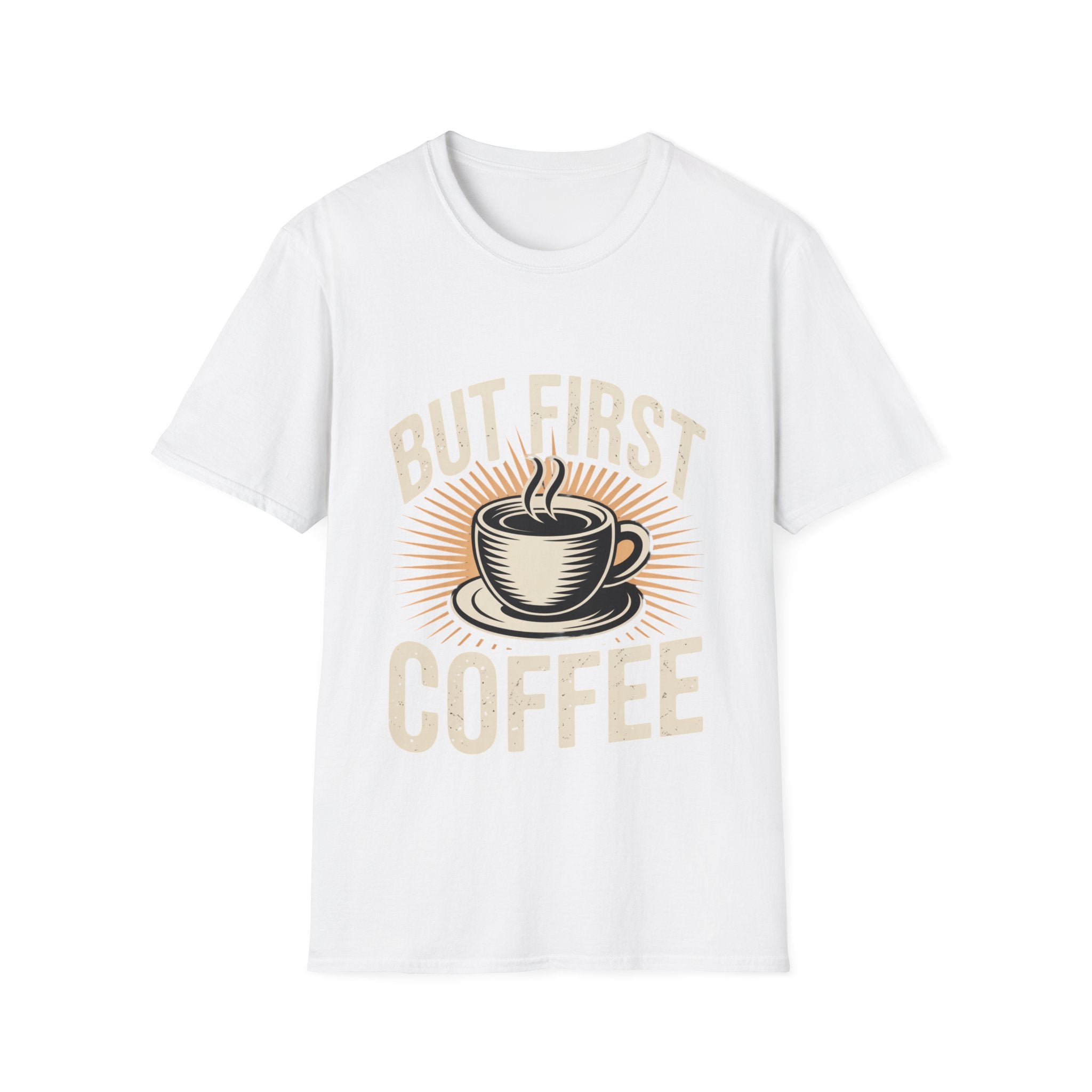 But First Coffee T-Shirt — Vintage Coffee Cup Graphic Tee