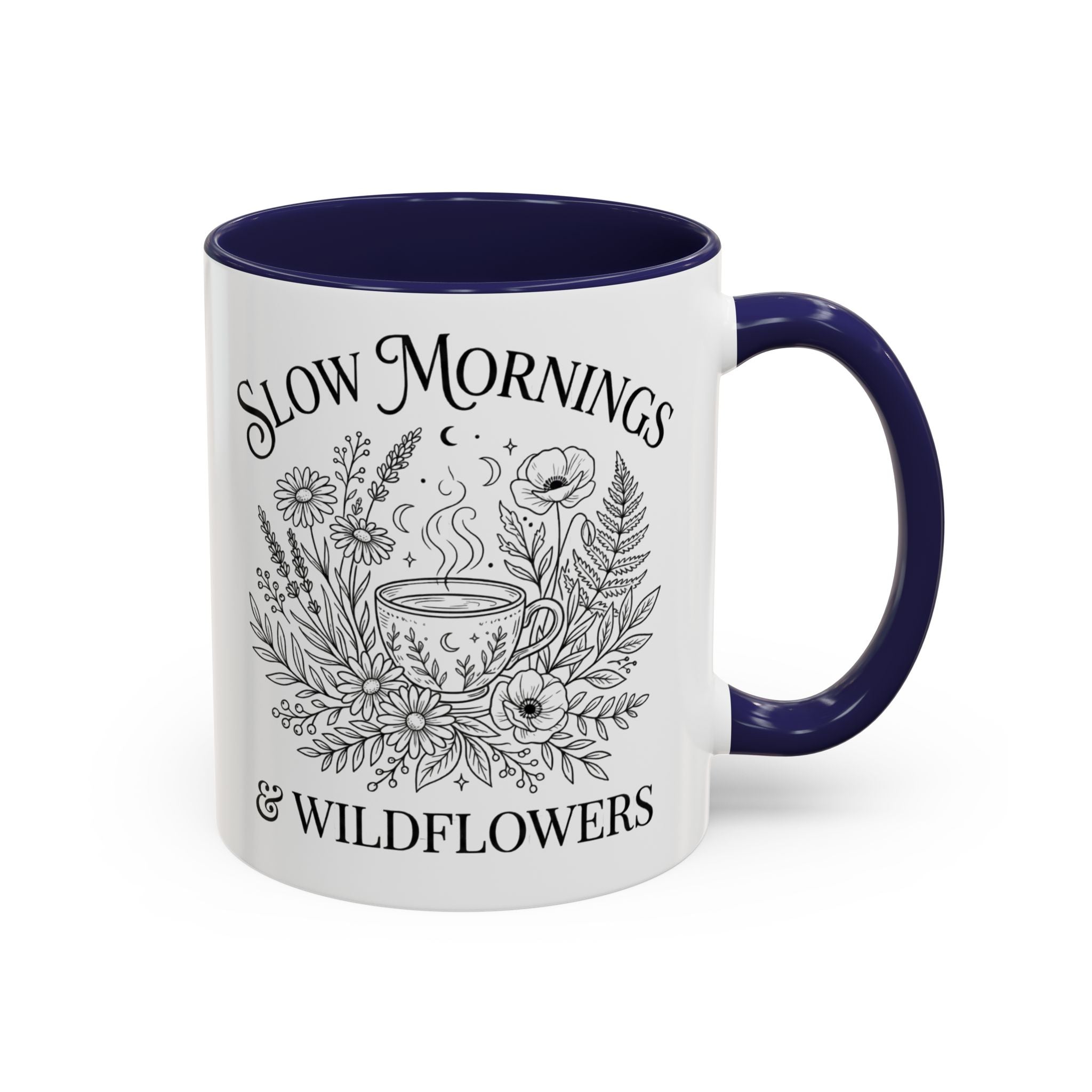 Slow Mornings & Wildflowers Coffee Mug