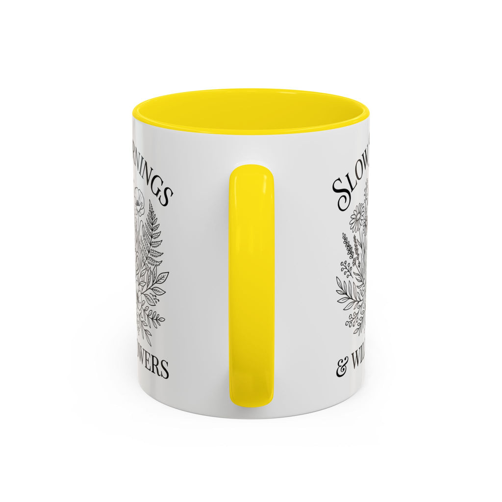 Slow Mornings & Wildflowers Coffee Mug