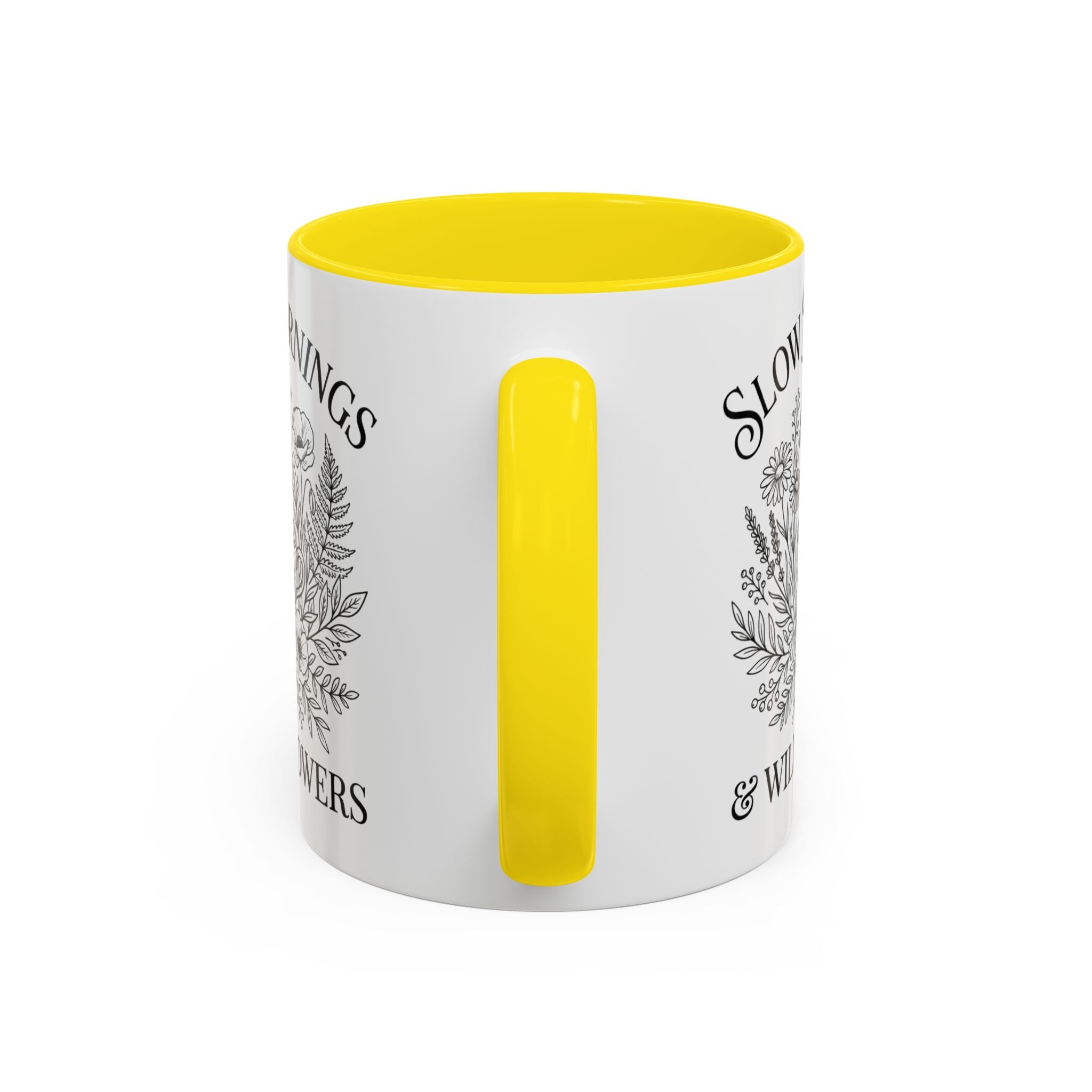 Slow Mornings & Wildflowers Coffee Mug