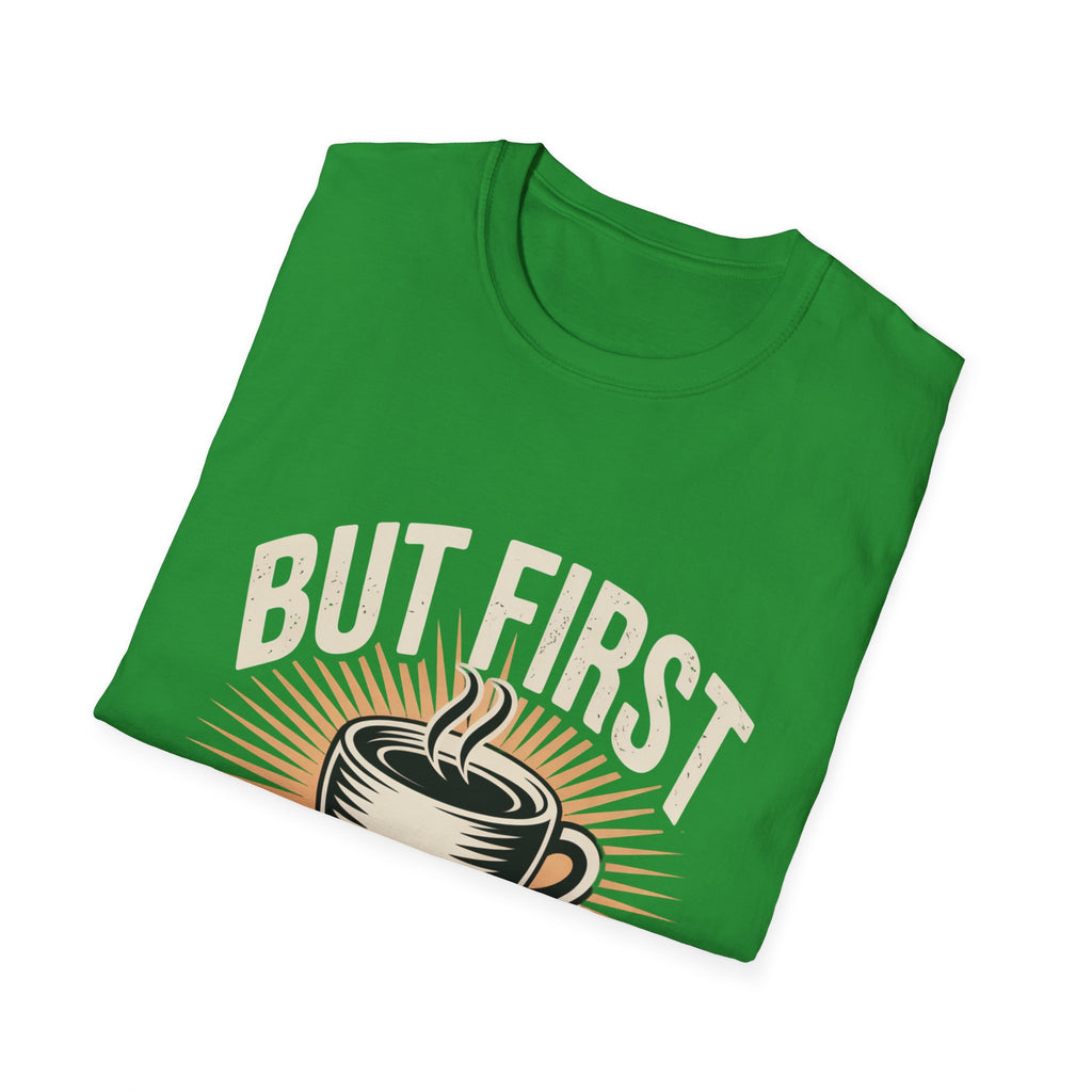 But First Coffee T-Shirt — Vintage Coffee Cup Graphic Tee