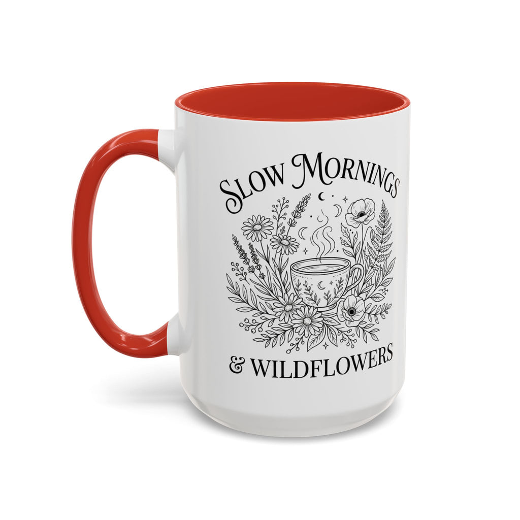 Slow Mornings & Wildflowers Coffee Mug