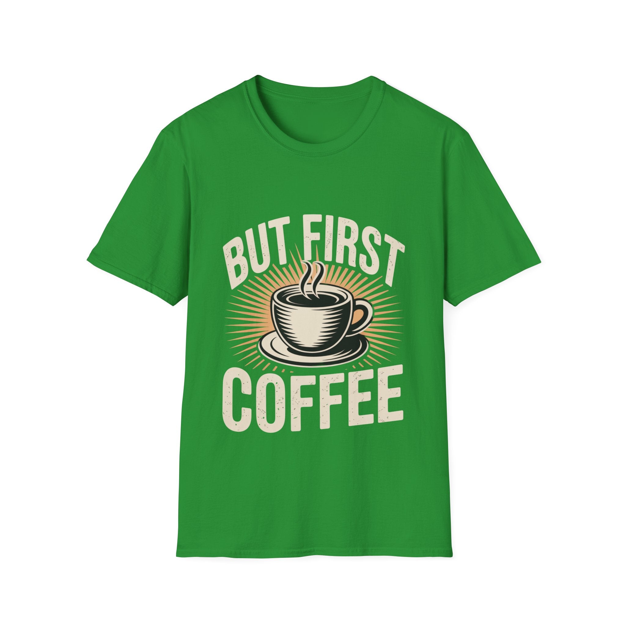 But First Coffee T-Shirt — Vintage Coffee Cup Graphic Tee