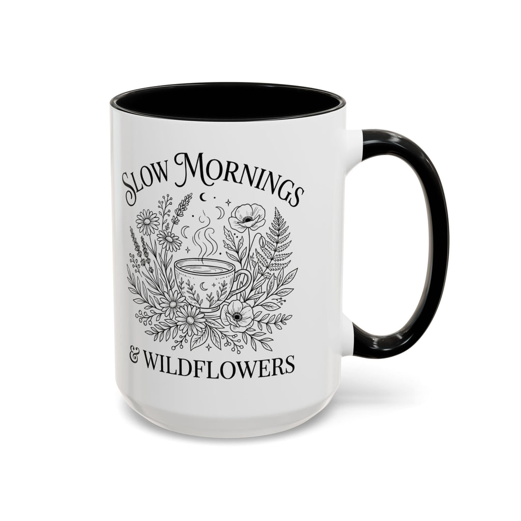 Slow Mornings & Wildflowers Coffee Mug