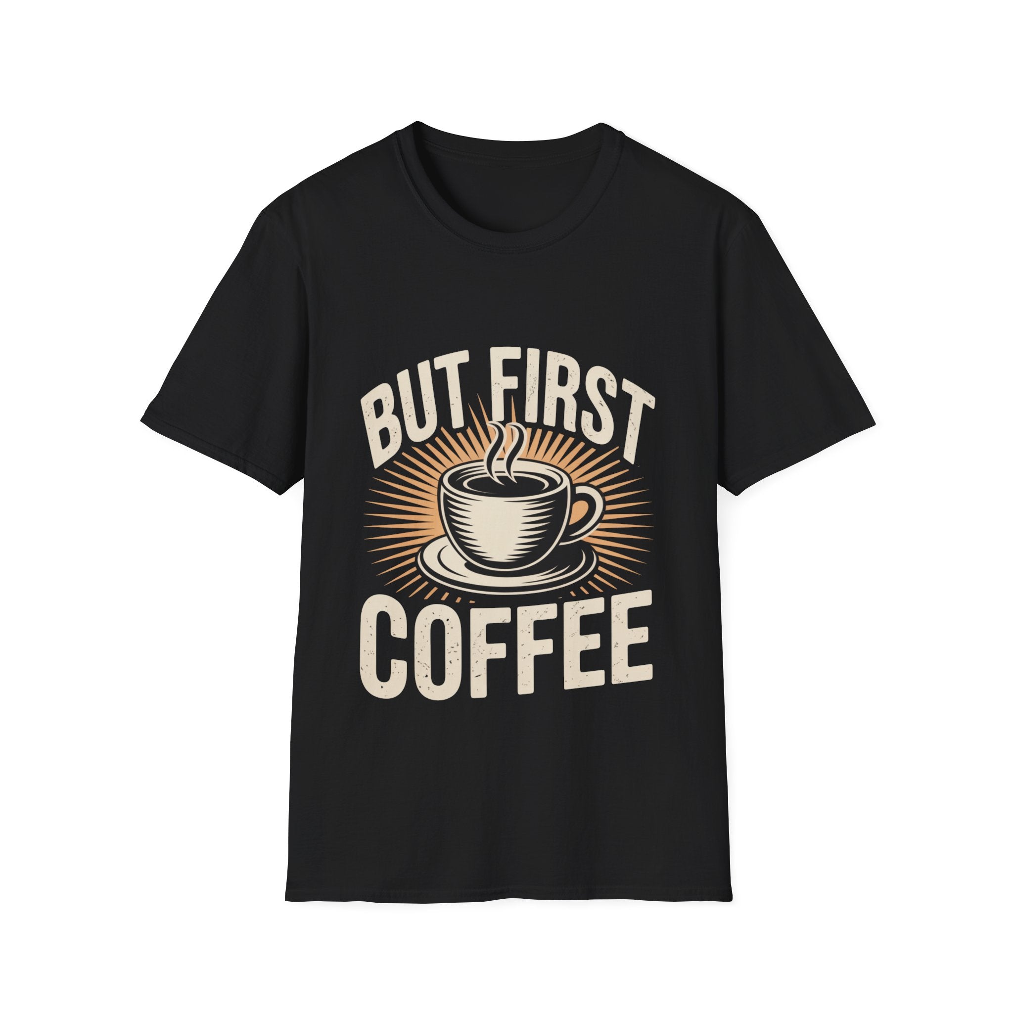 But First Coffee T-Shirt — Vintage Coffee Cup Graphic Tee