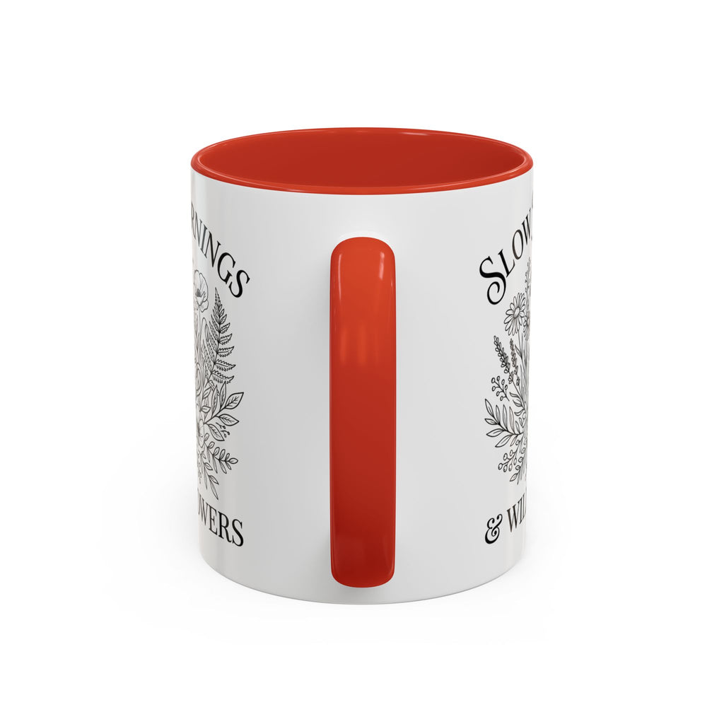 Slow Mornings & Wildflowers Coffee Mug