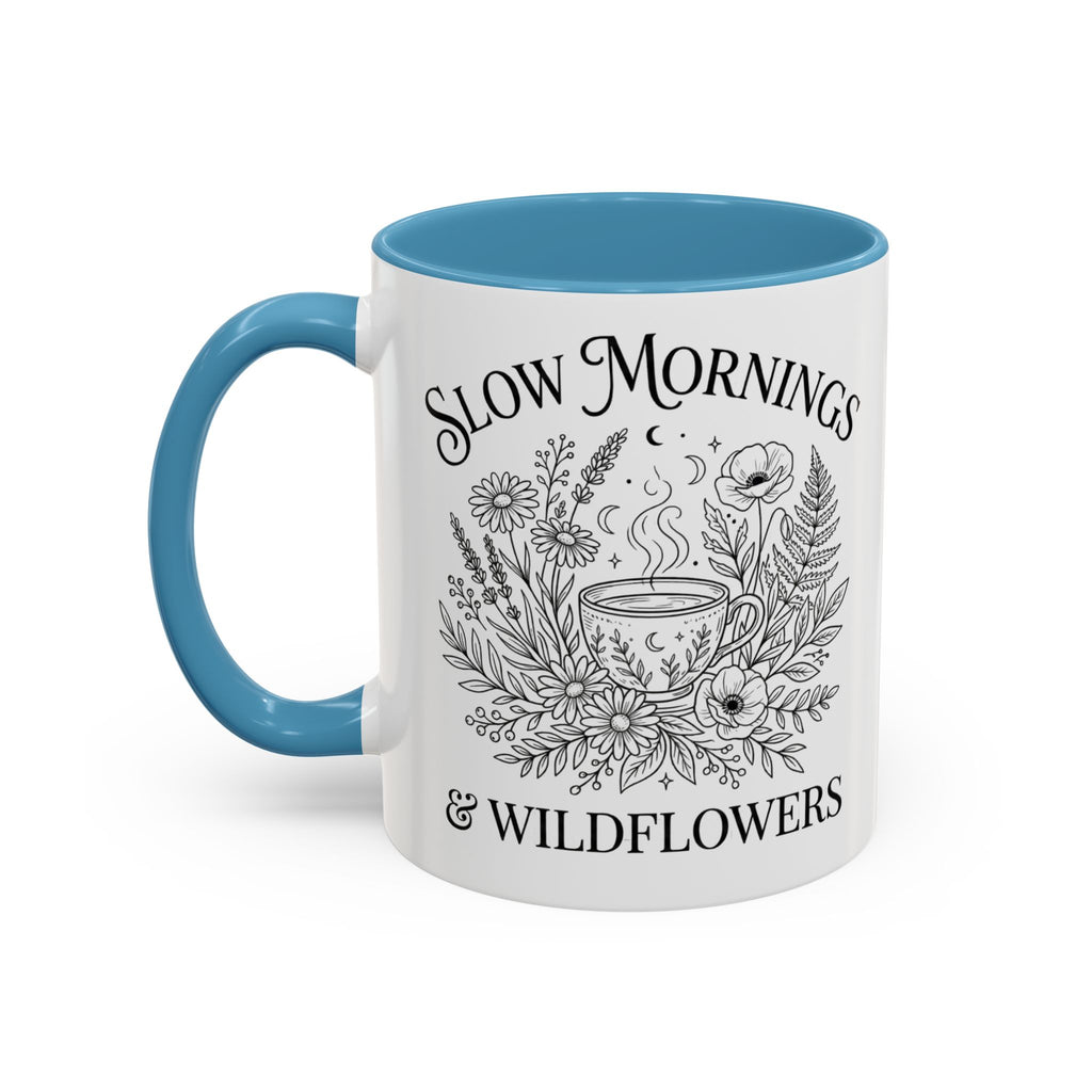 Slow Mornings & Wildflowers Coffee Mug
