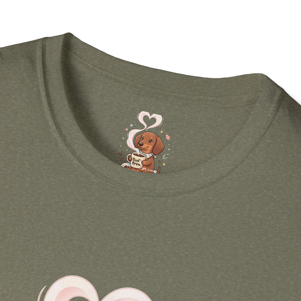 )  Cute Dachshund Coffee Lover T-Shirt – Bud’s Brew Puppy Shirt | Funny Dog Lover Gift | Coffee Lover Graphic Tee