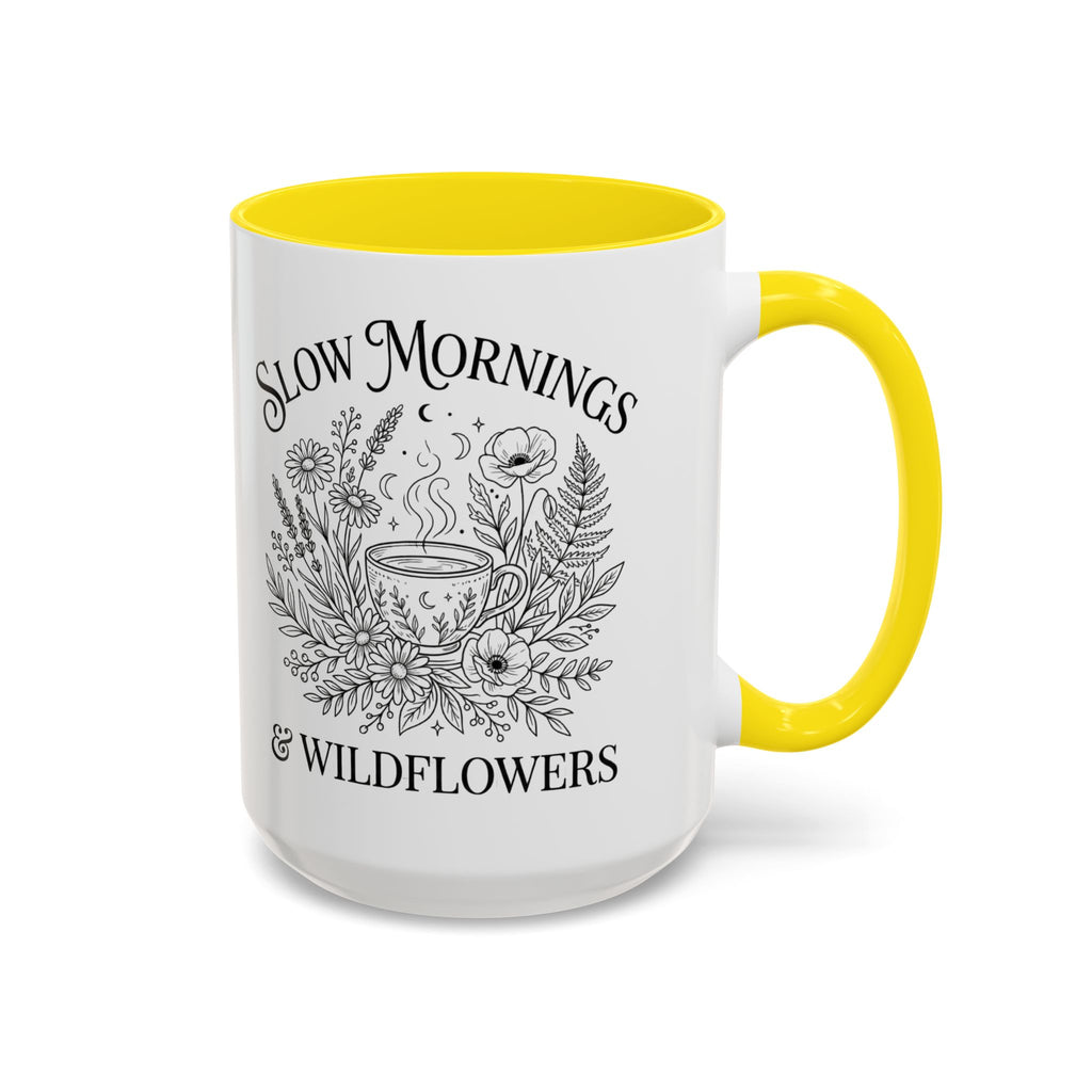 Slow Mornings & Wildflowers Coffee Mug