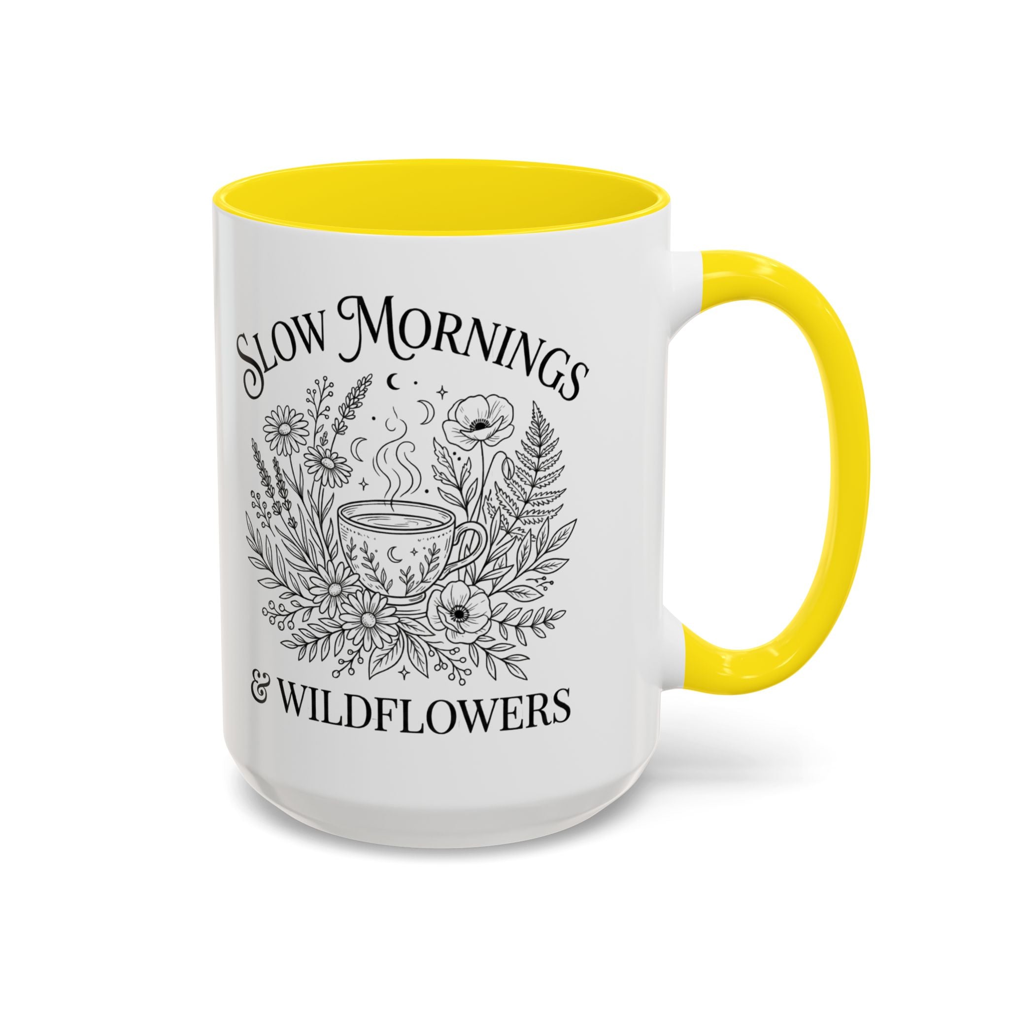 Slow Mornings & Wildflowers Coffee Mug