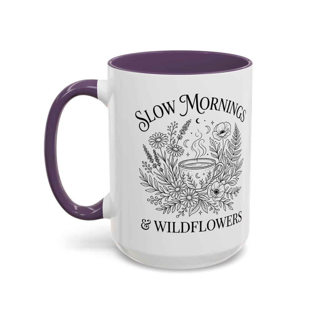 Slow Mornings & Wildflowers Coffee Mug