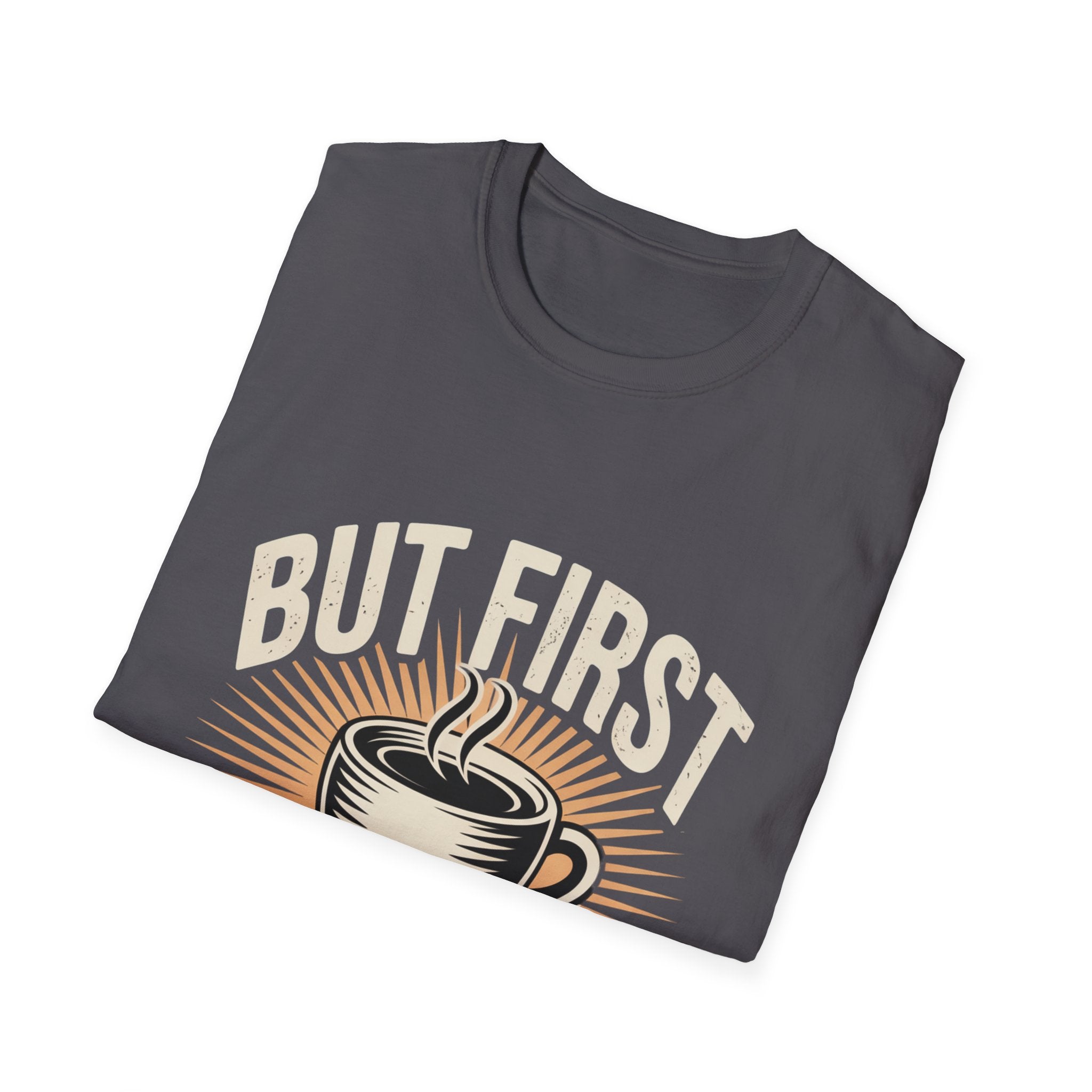But First Coffee T-Shirt — Vintage Coffee Cup Graphic Tee