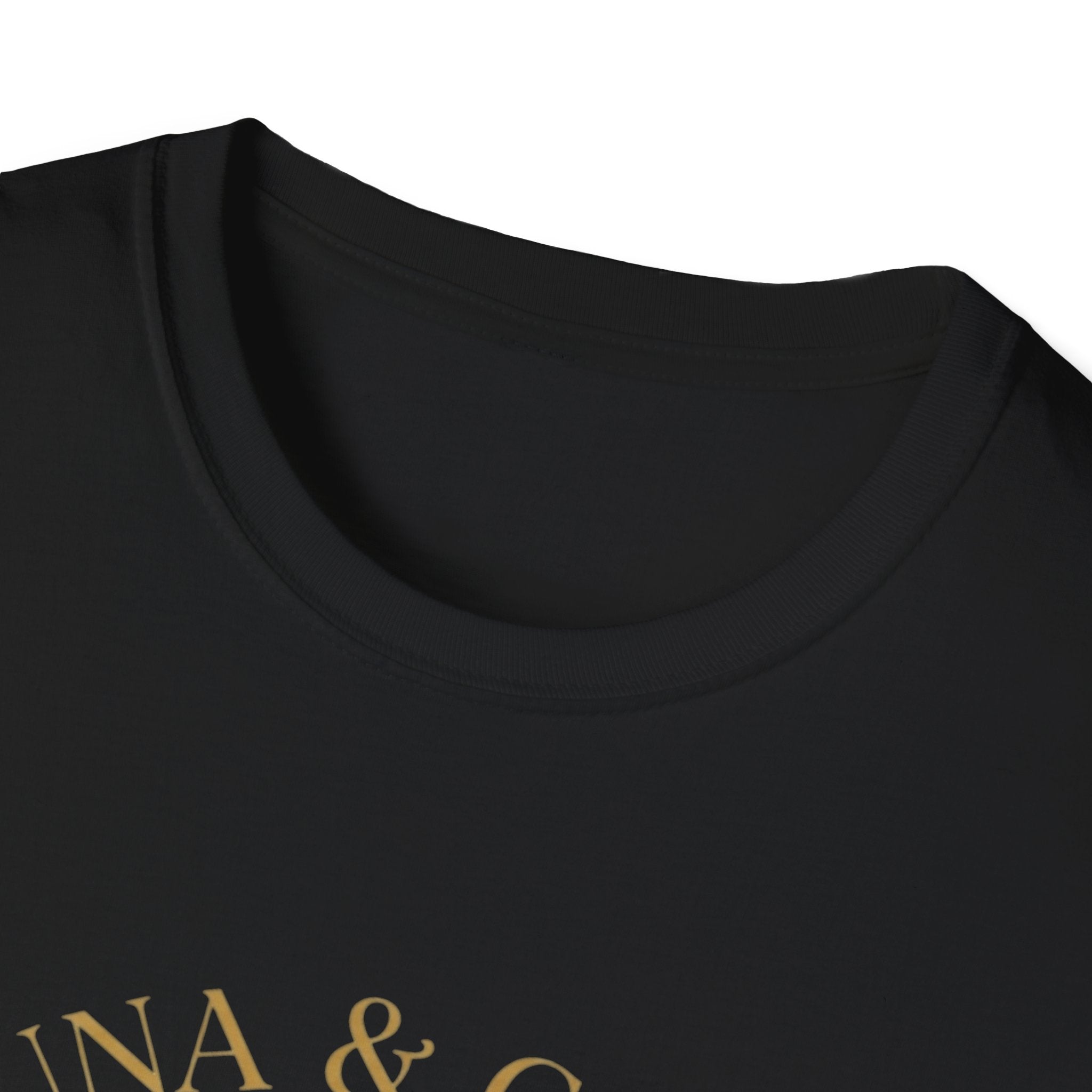 Luna & Gold Lion Moon T-Shirt — Celestial Zodiac Leo Graphic Tee