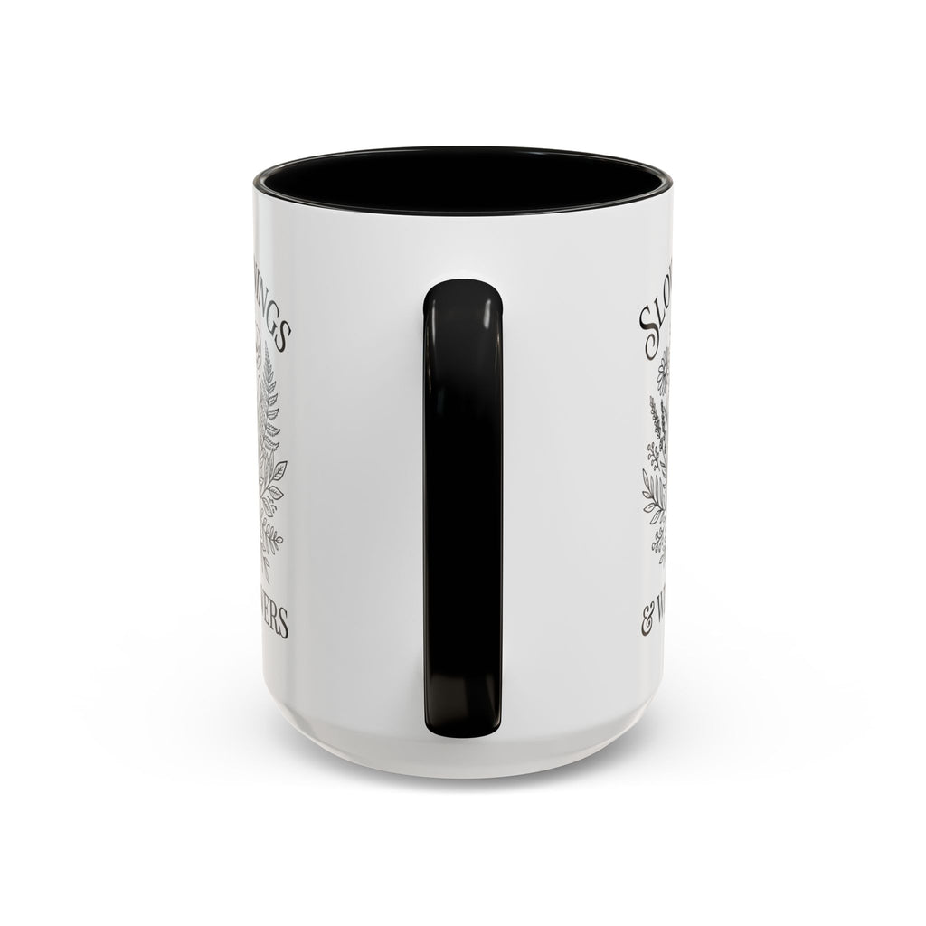 Slow Mornings & Wildflowers Coffee Mug