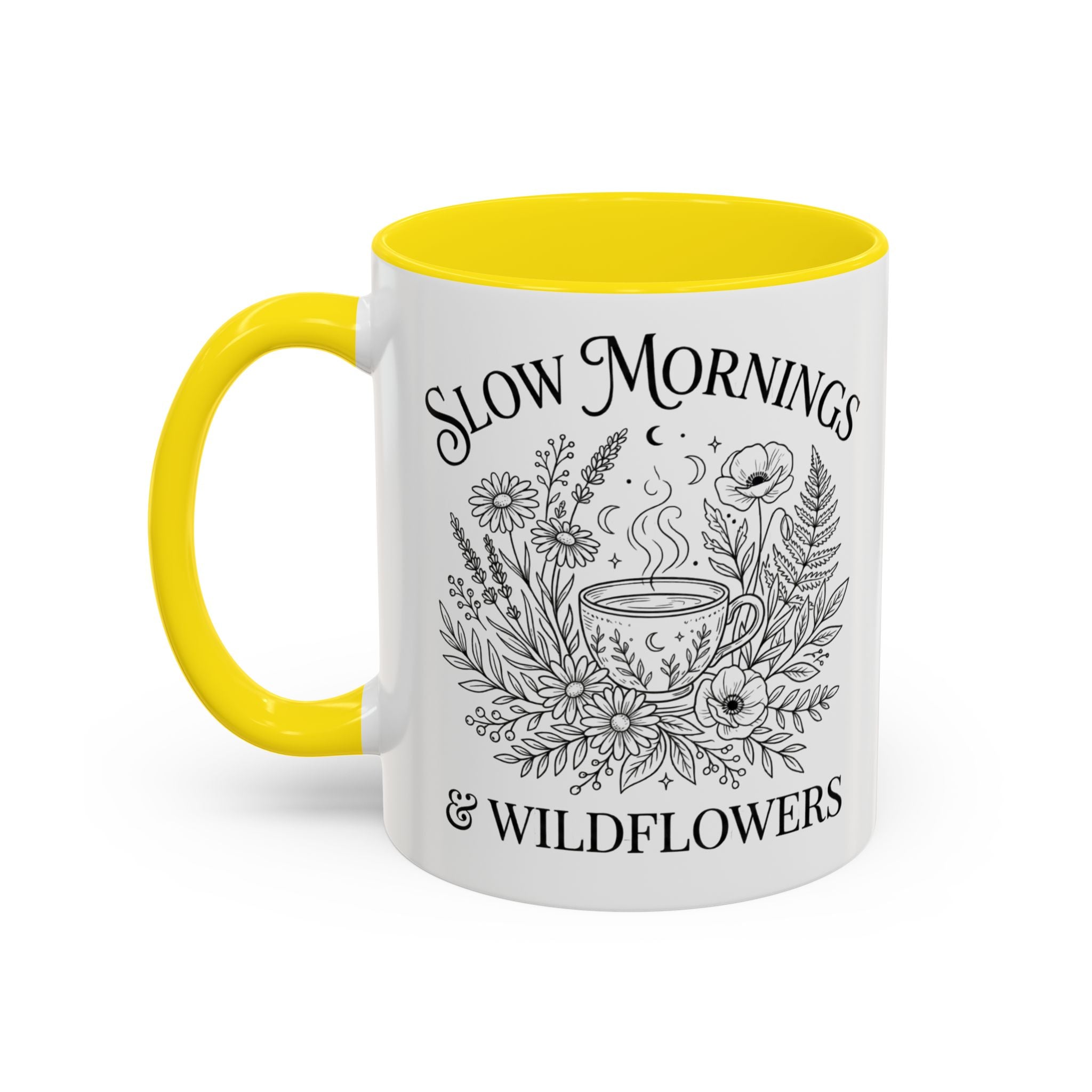 Slow Mornings & Wildflowers Coffee Mug
