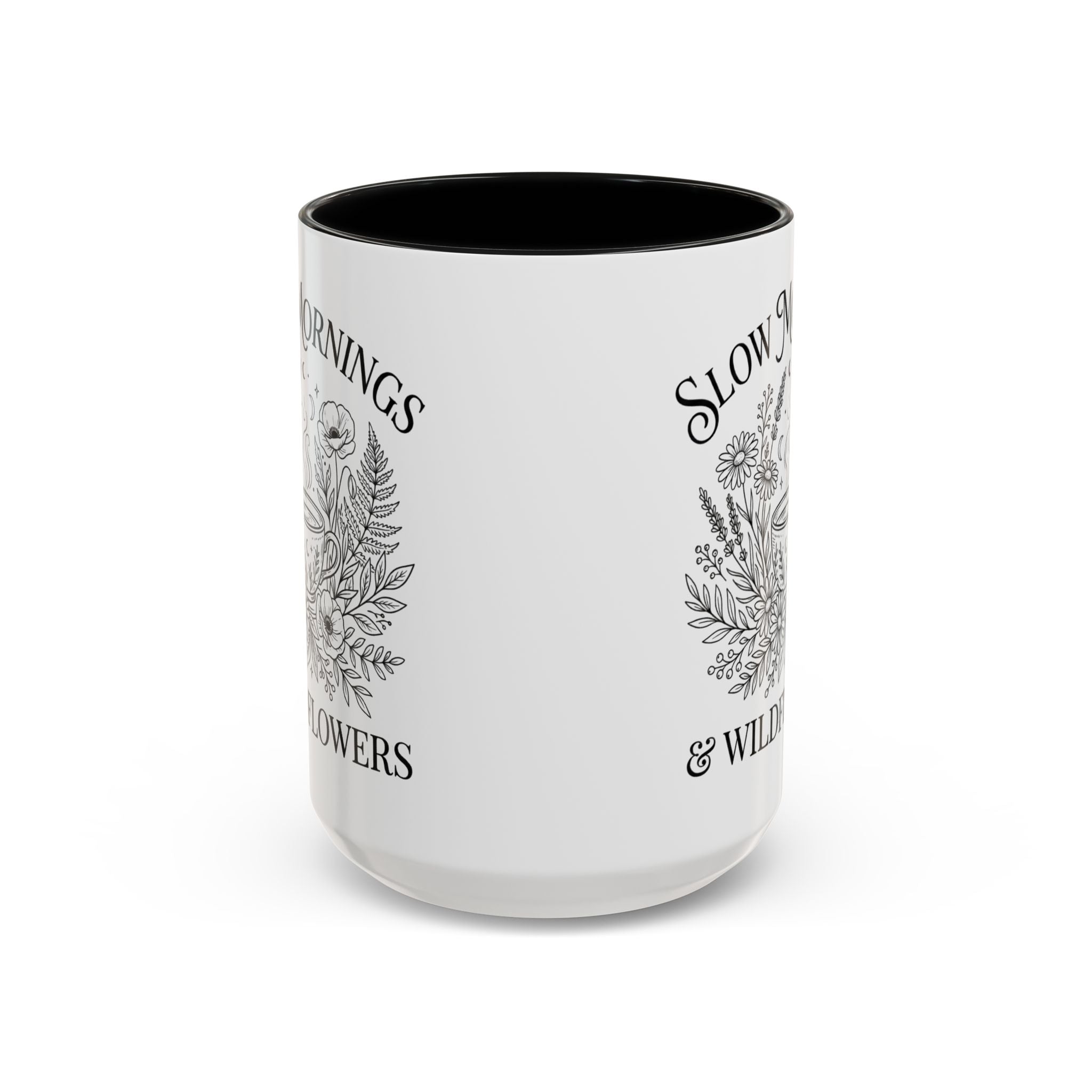 Slow Mornings & Wildflowers Coffee Mug