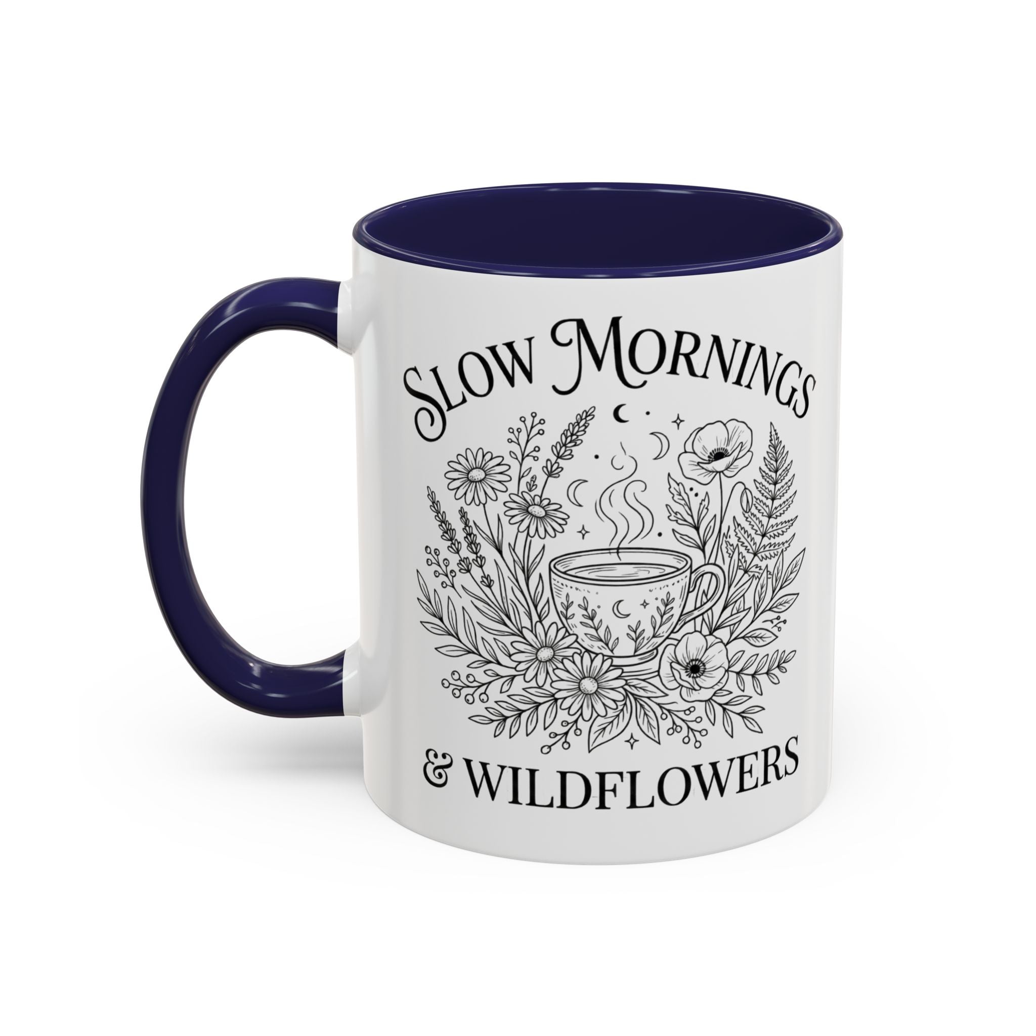 Slow Mornings & Wildflowers Coffee Mug