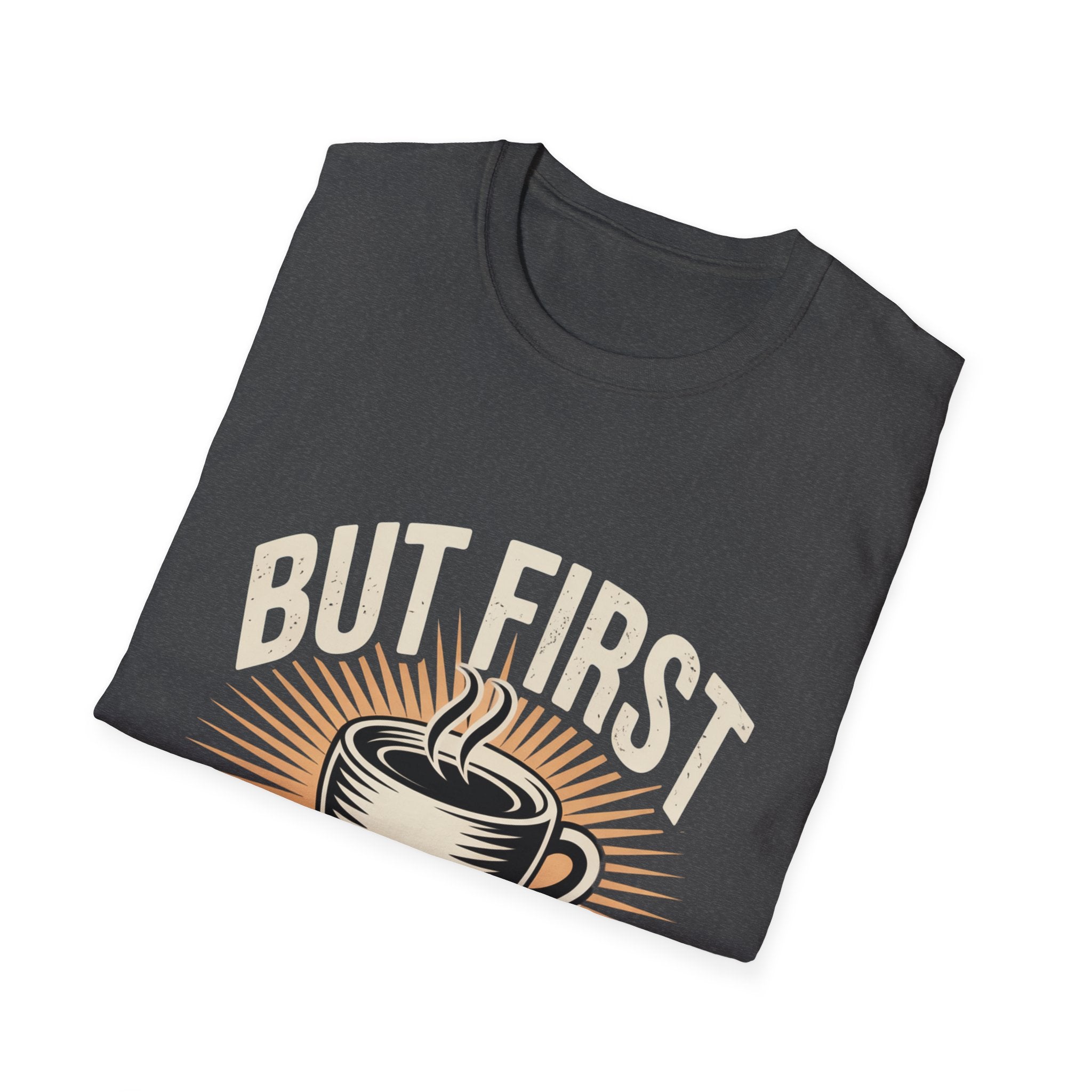 But First Coffee T-Shirt — Vintage Coffee Cup Graphic Tee