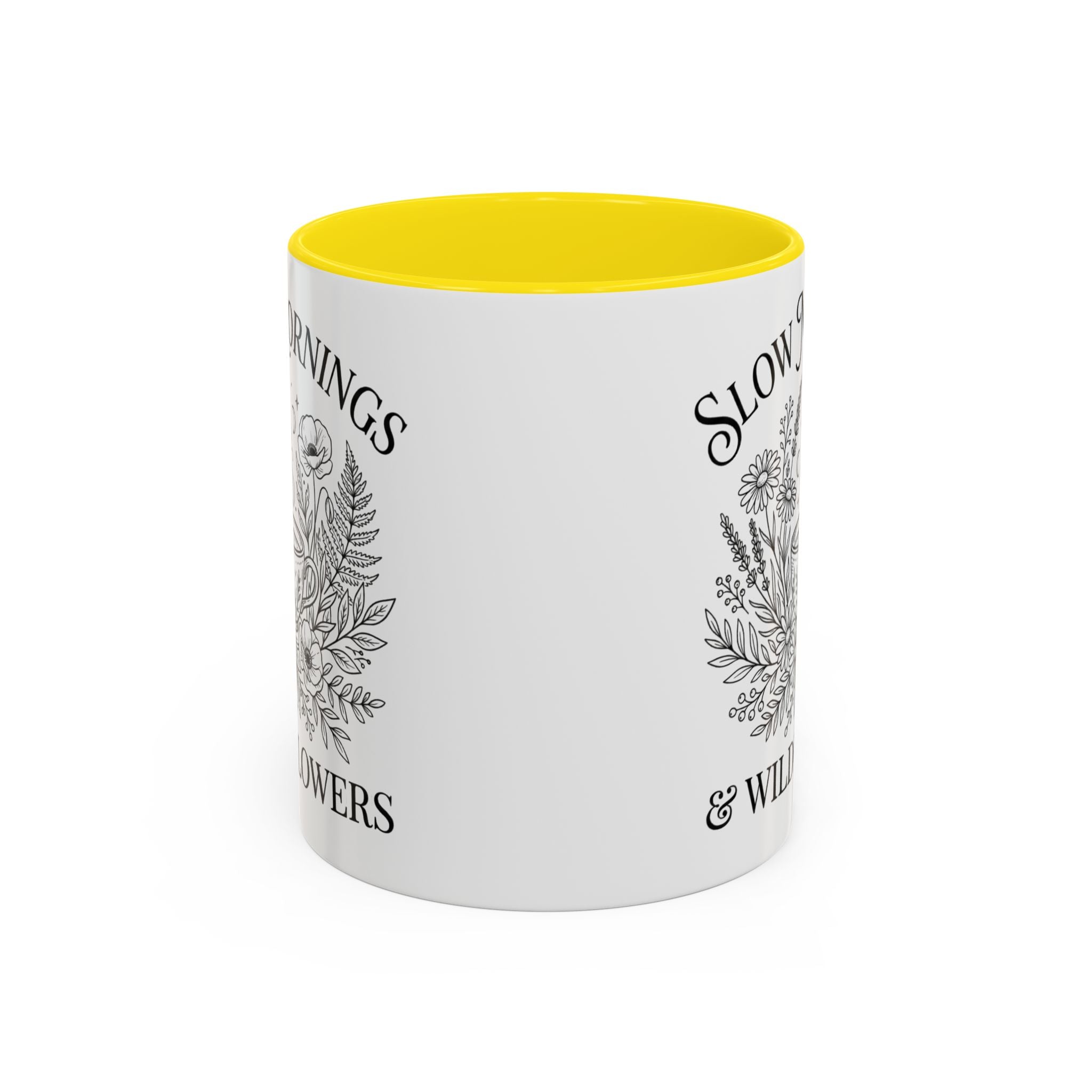 Slow Mornings & Wildflowers Coffee Mug