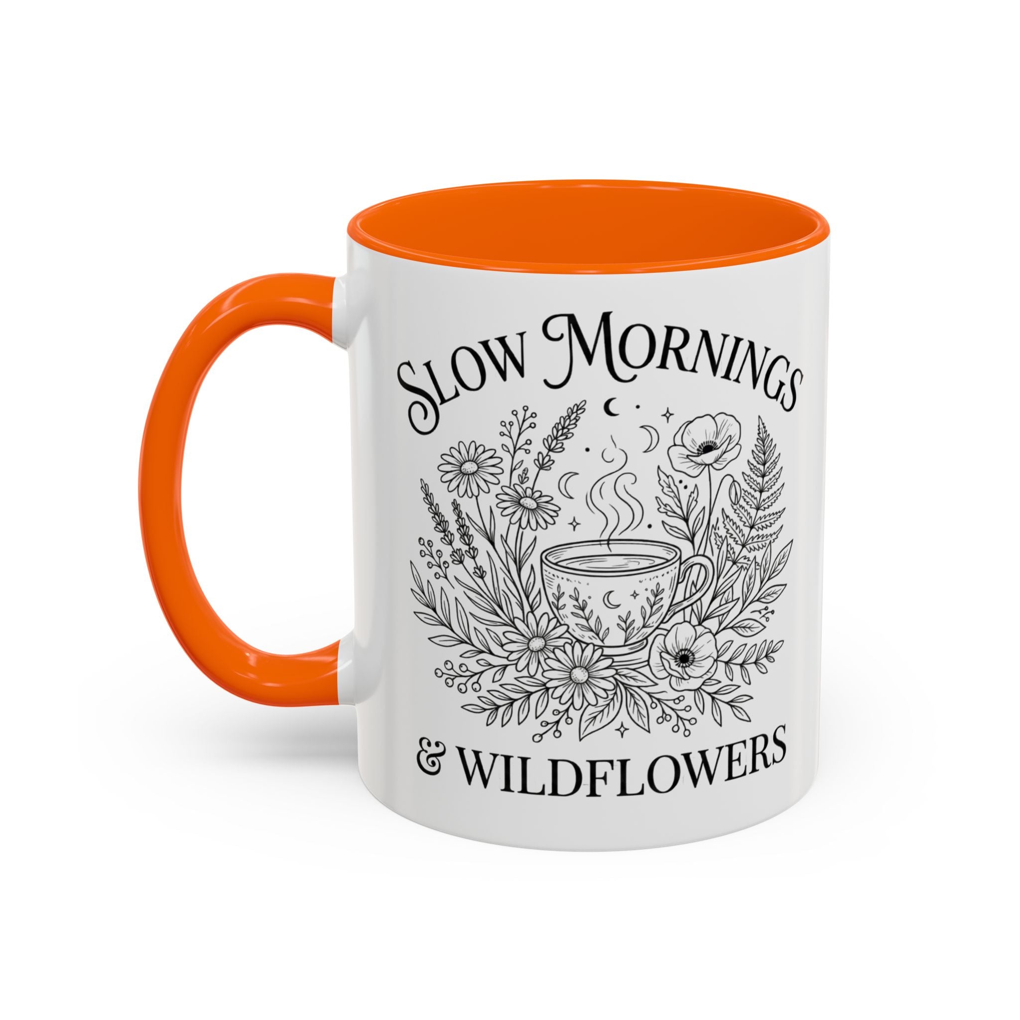 Slow Mornings & Wildflowers Coffee Mug