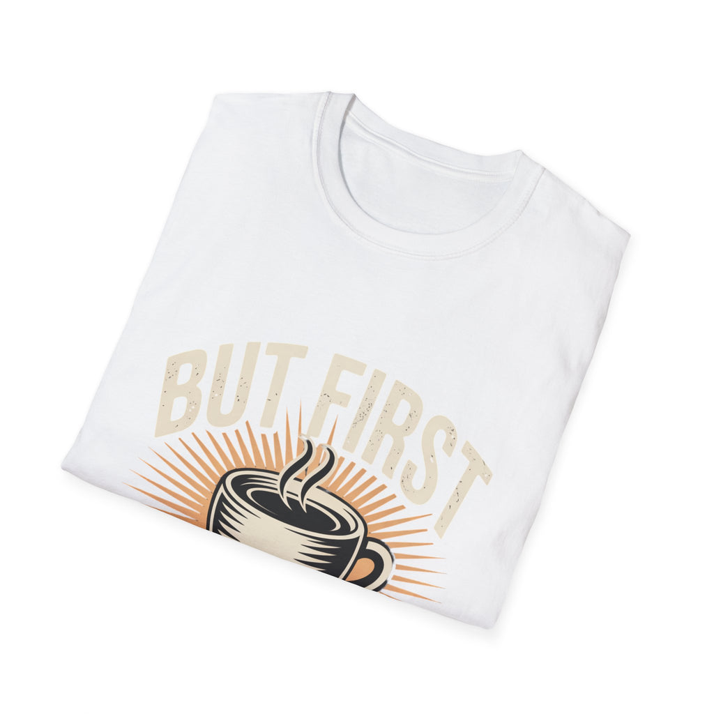 But First Coffee T-Shirt — Vintage Coffee Cup Graphic Tee
