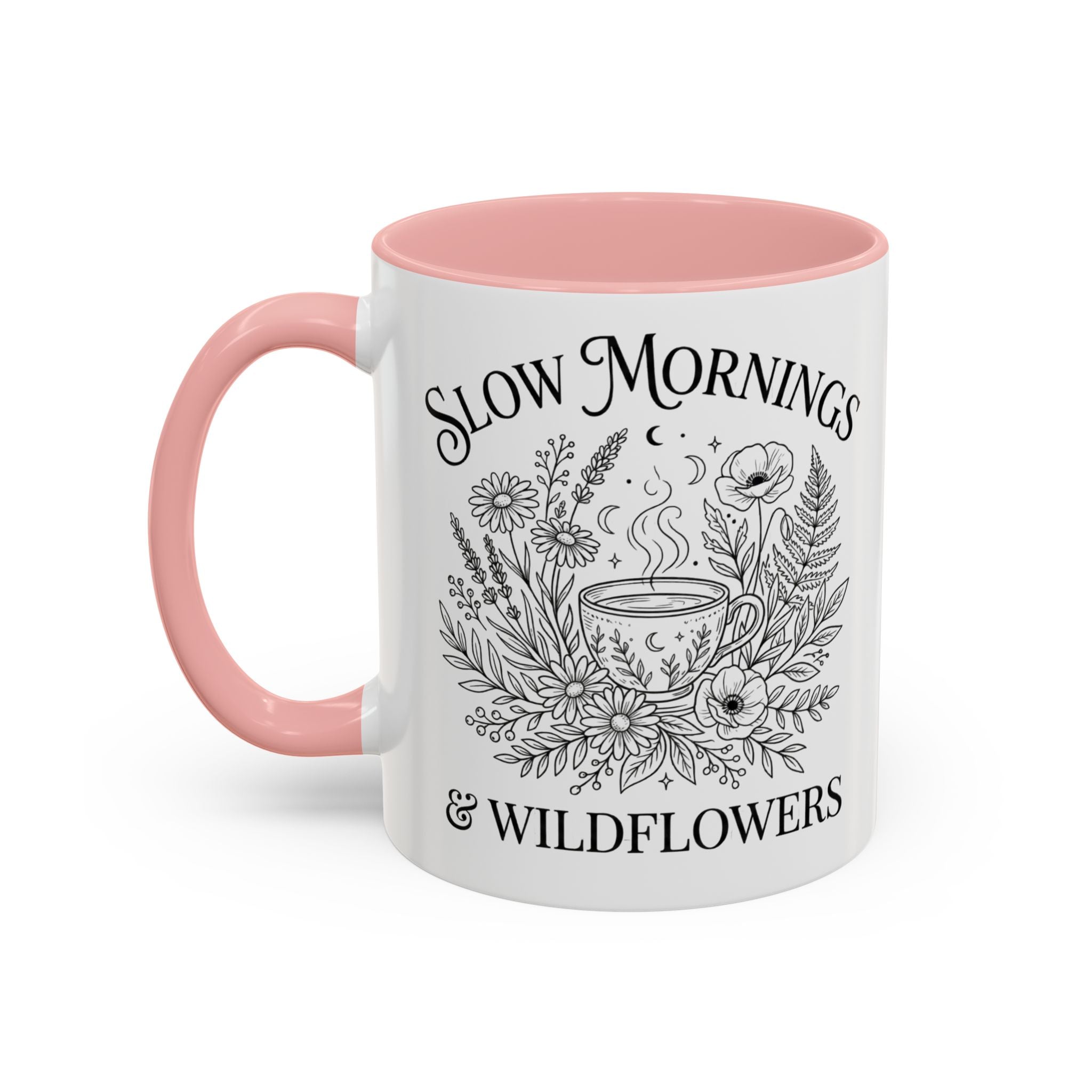 Slow Mornings & Wildflowers Coffee Mug