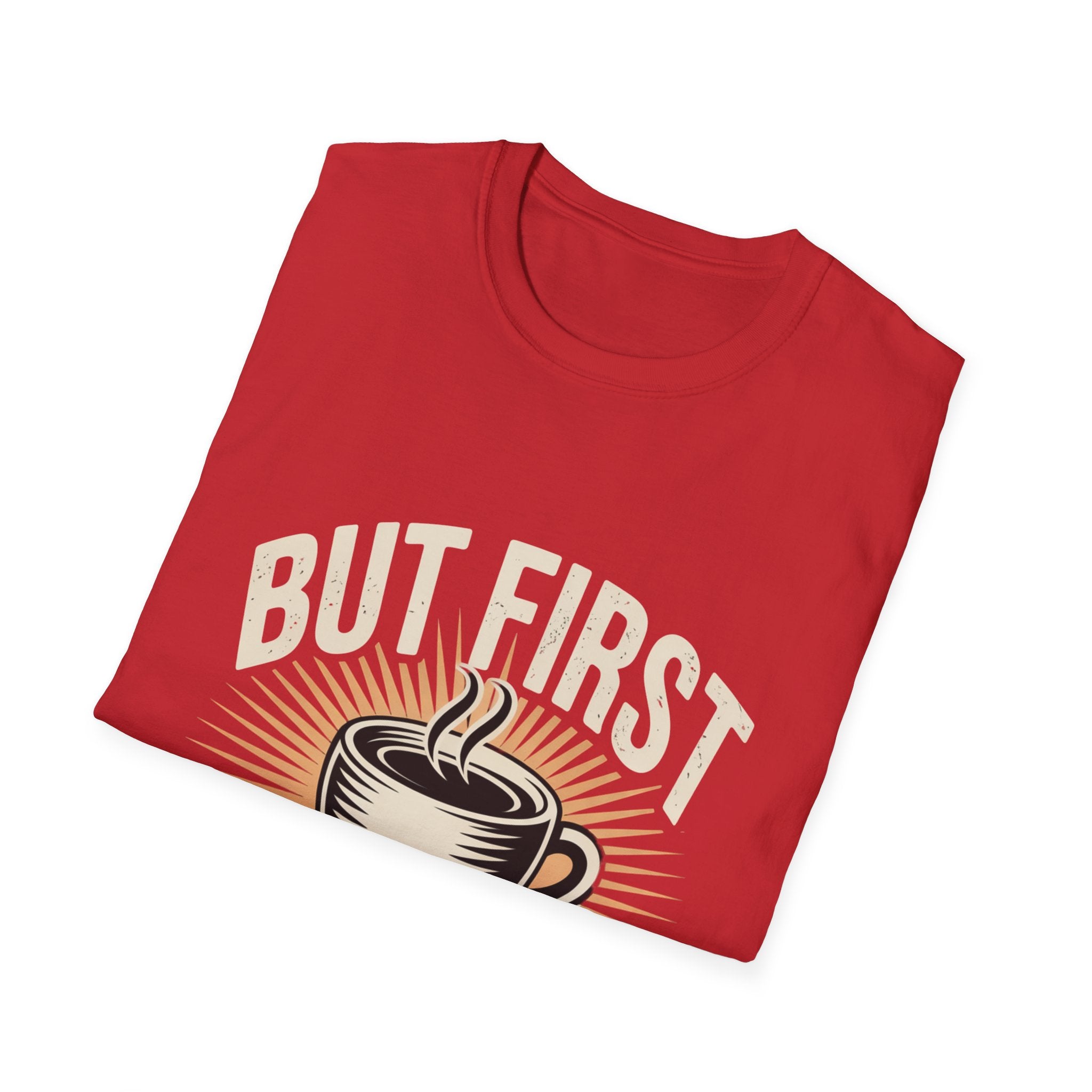 But First Coffee T-Shirt — Vintage Coffee Cup Graphic Tee