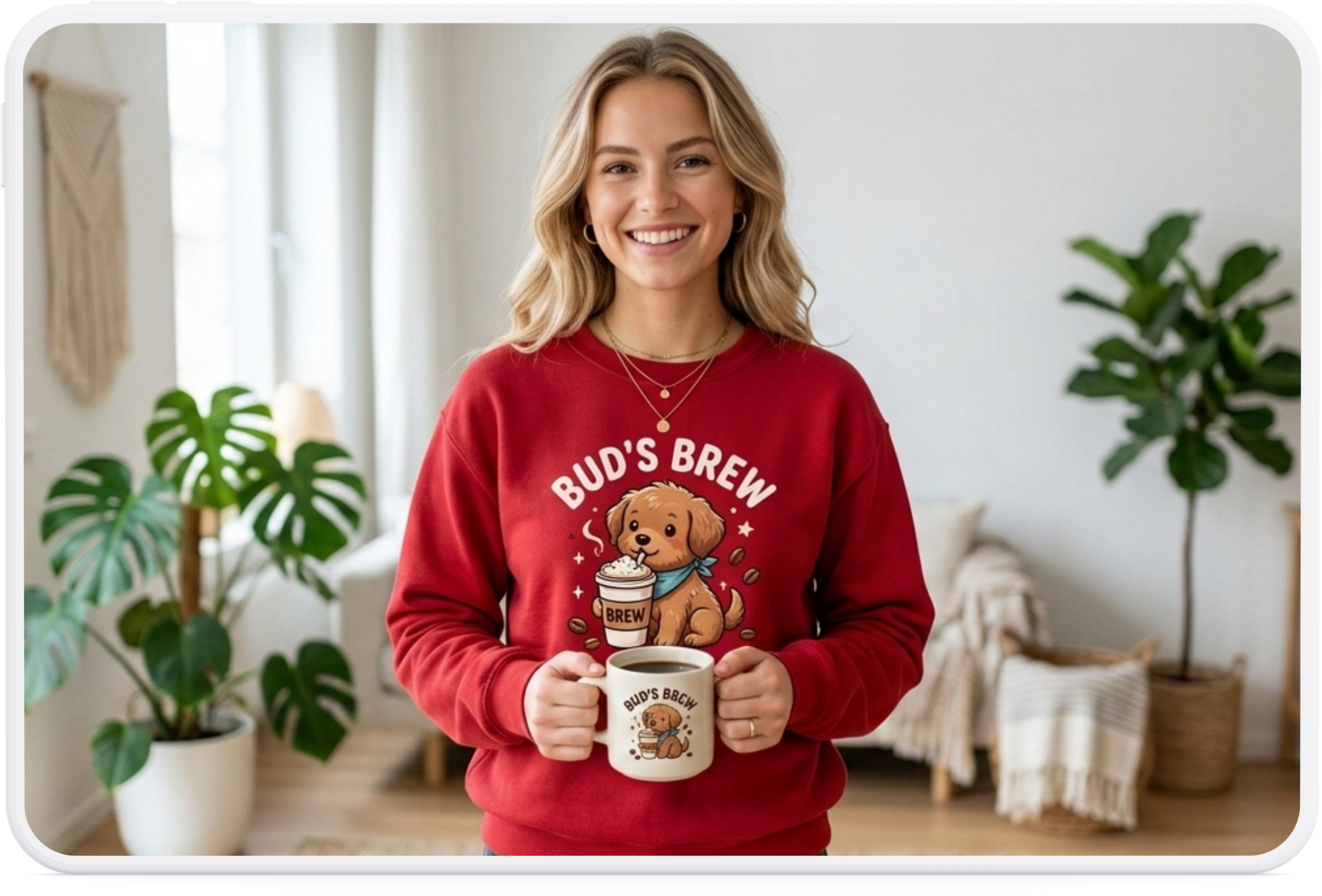 )  Cute Dachshund Coffee Lover T-Shirt – Bud’s Brew Puppy Shirt | Funny Dog Lover Gift | Coffee Lover Graphic Tee