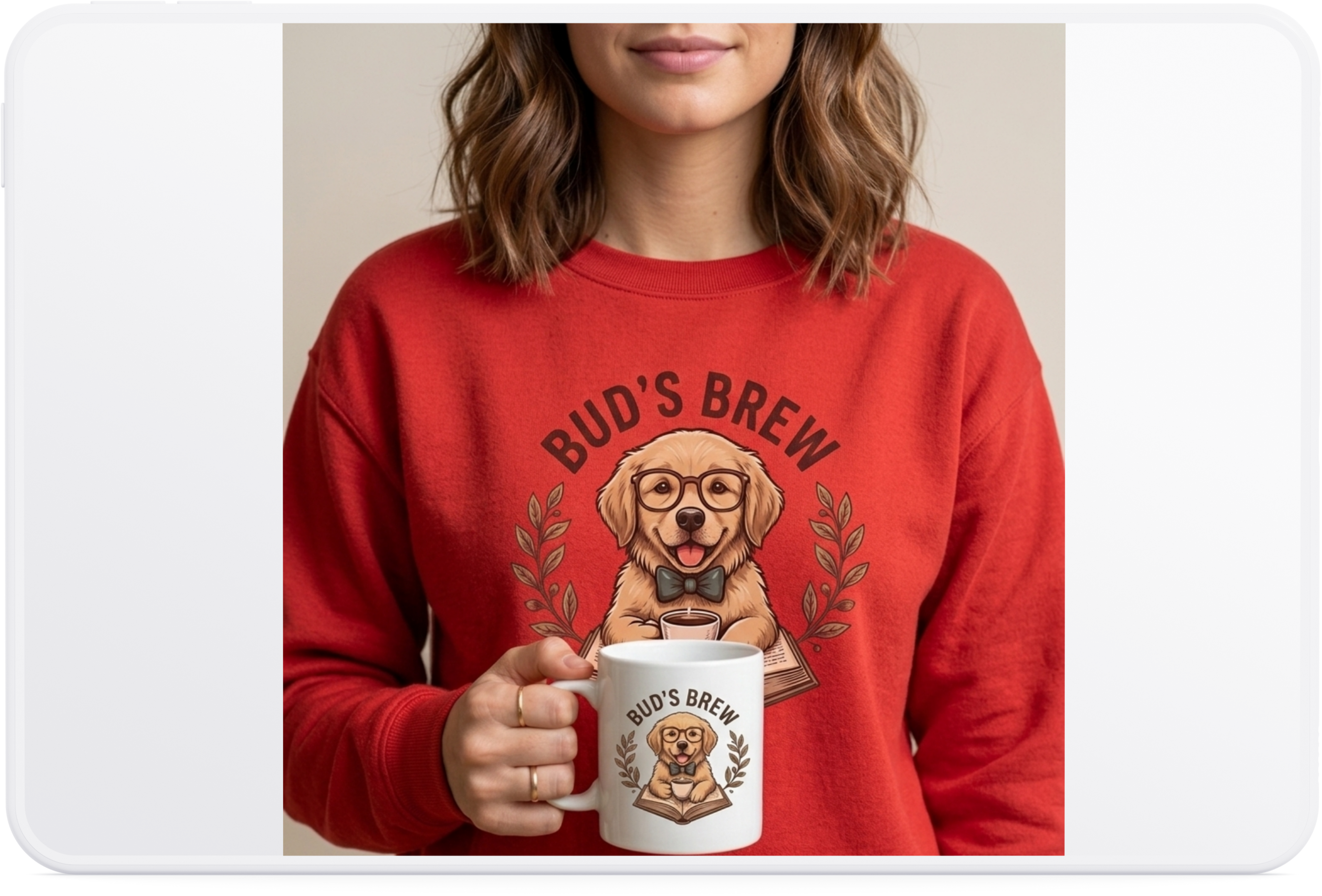 )  Cute Dachshund Coffee Lover T-Shirt – Bud’s Brew Puppy Shirt | Funny Dog Lover Gift | Coffee Lover Graphic Tee