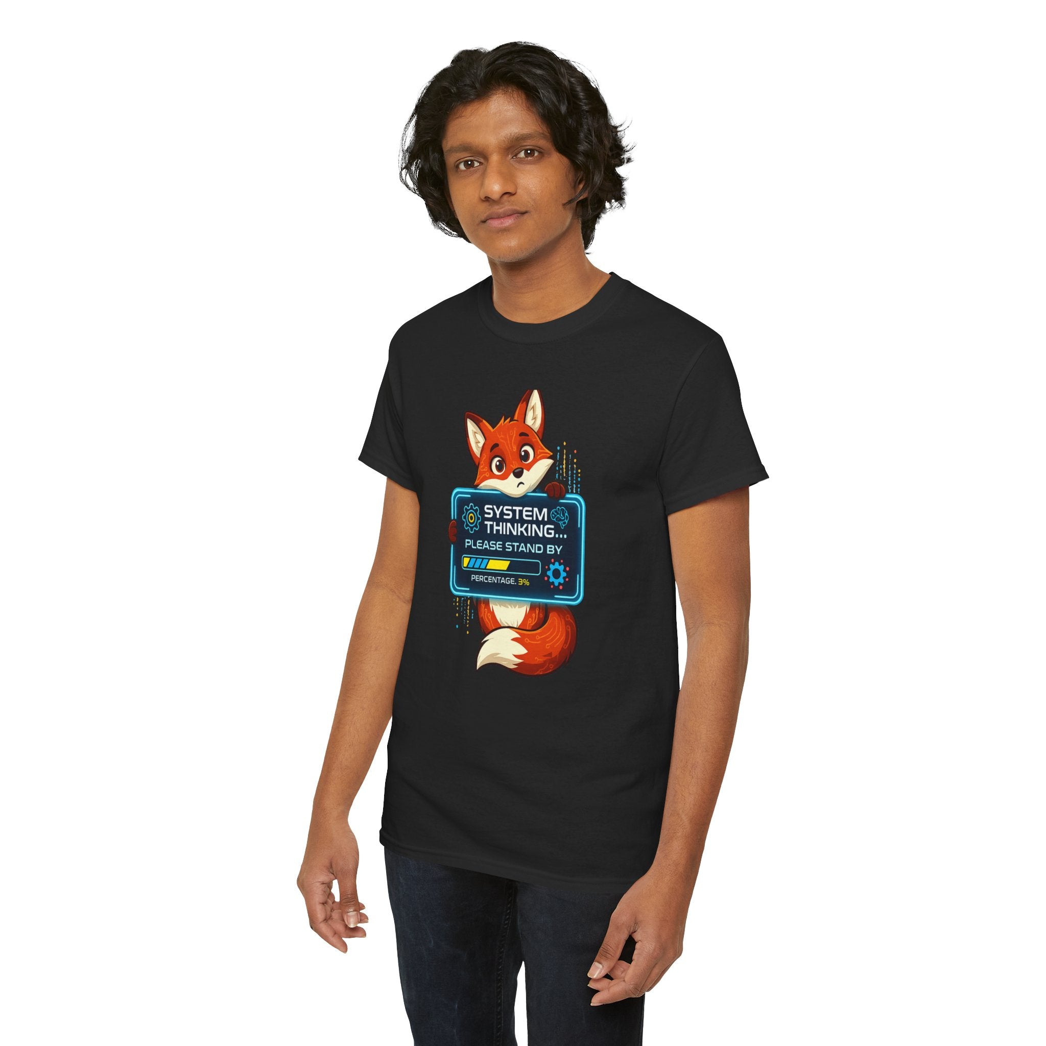 Fox 'System Thinking… Please Stand By' Graphic Tee