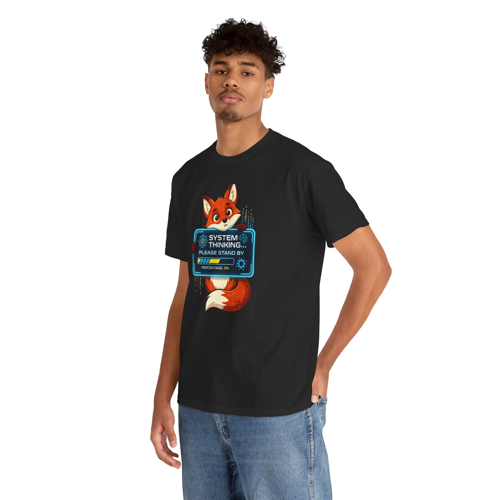 Fox 'System Thinking… Please Stand By' Graphic Tee