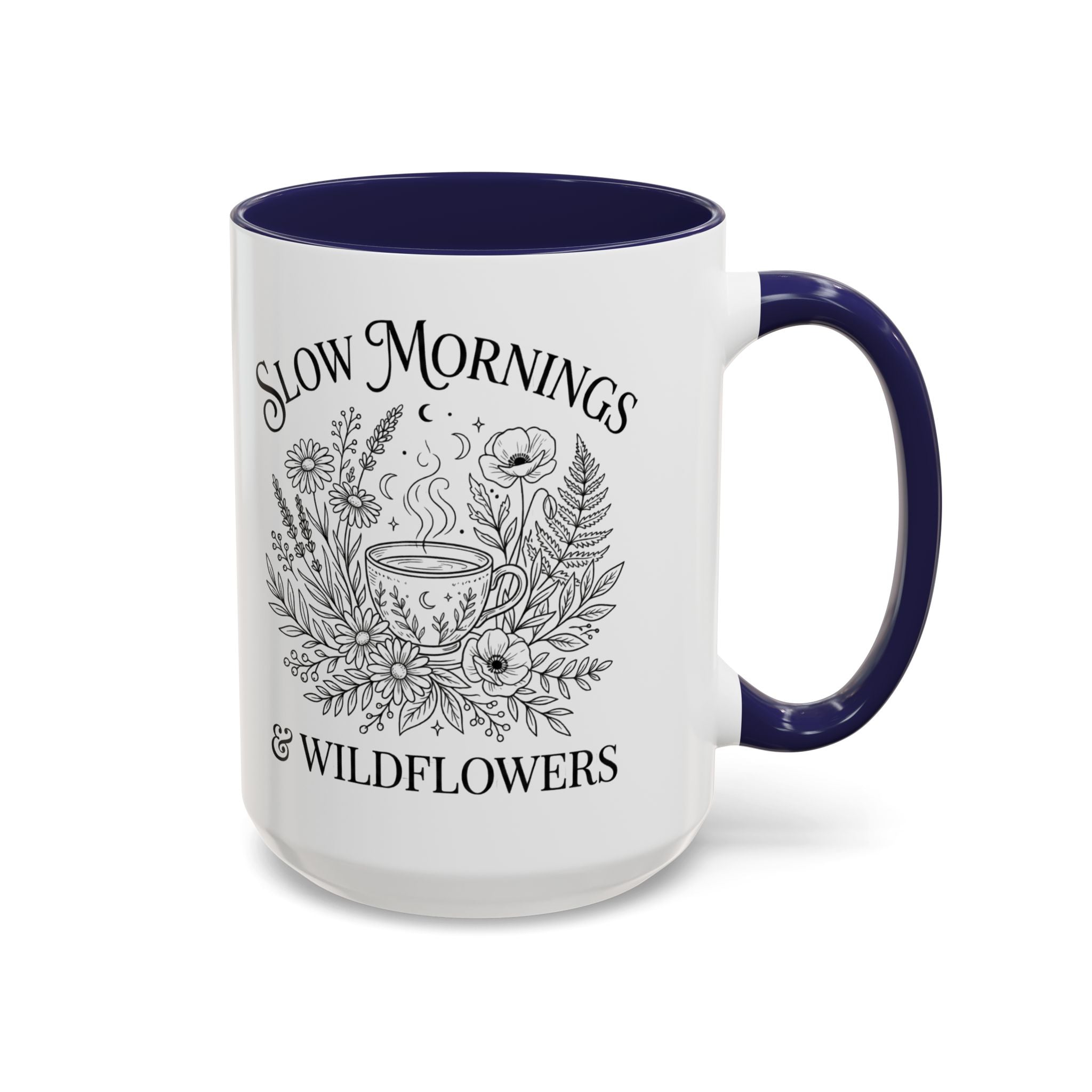 Slow Mornings & Wildflowers Coffee Mug