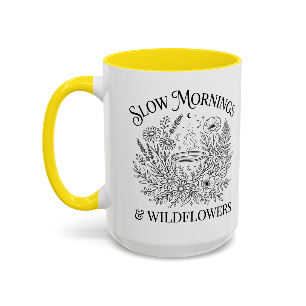 Slow Mornings & Wildflowers Coffee Mug