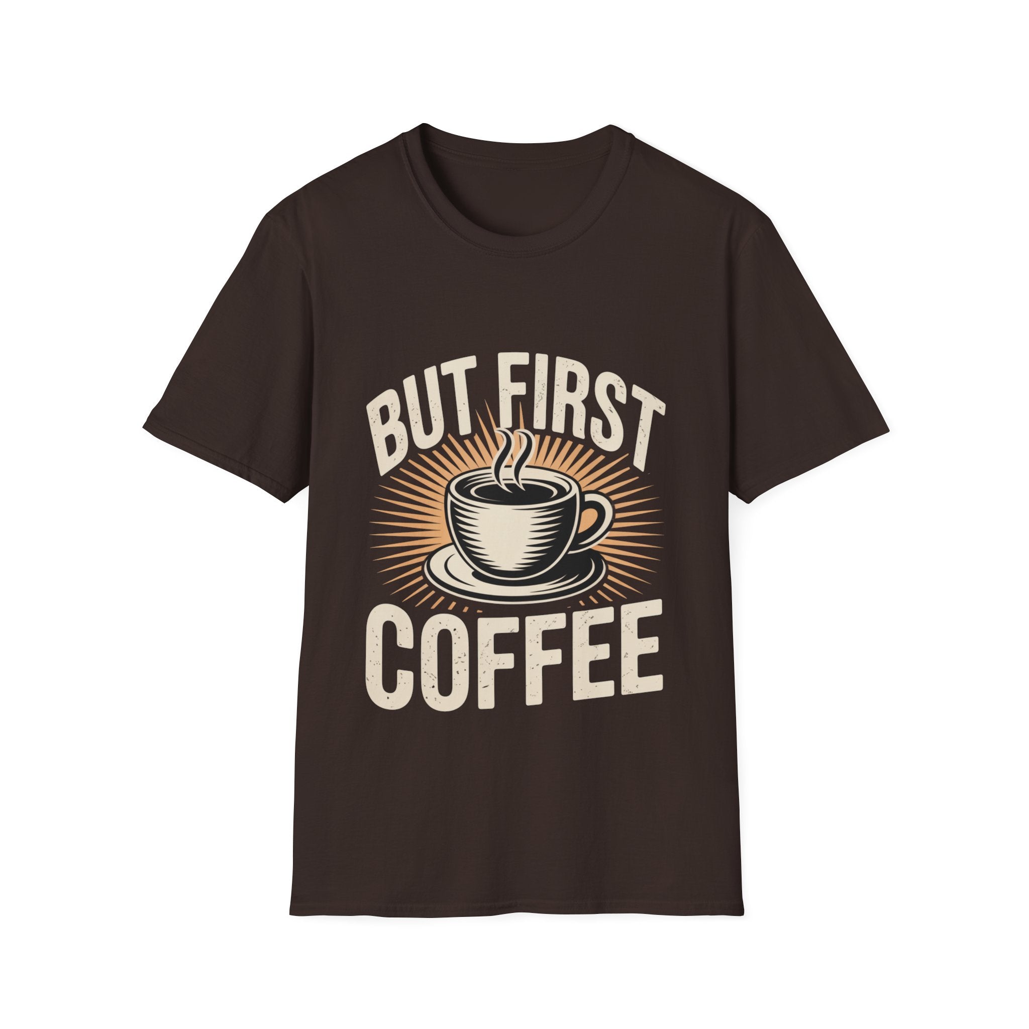 But First Coffee T-Shirt — Vintage Coffee Cup Graphic Tee