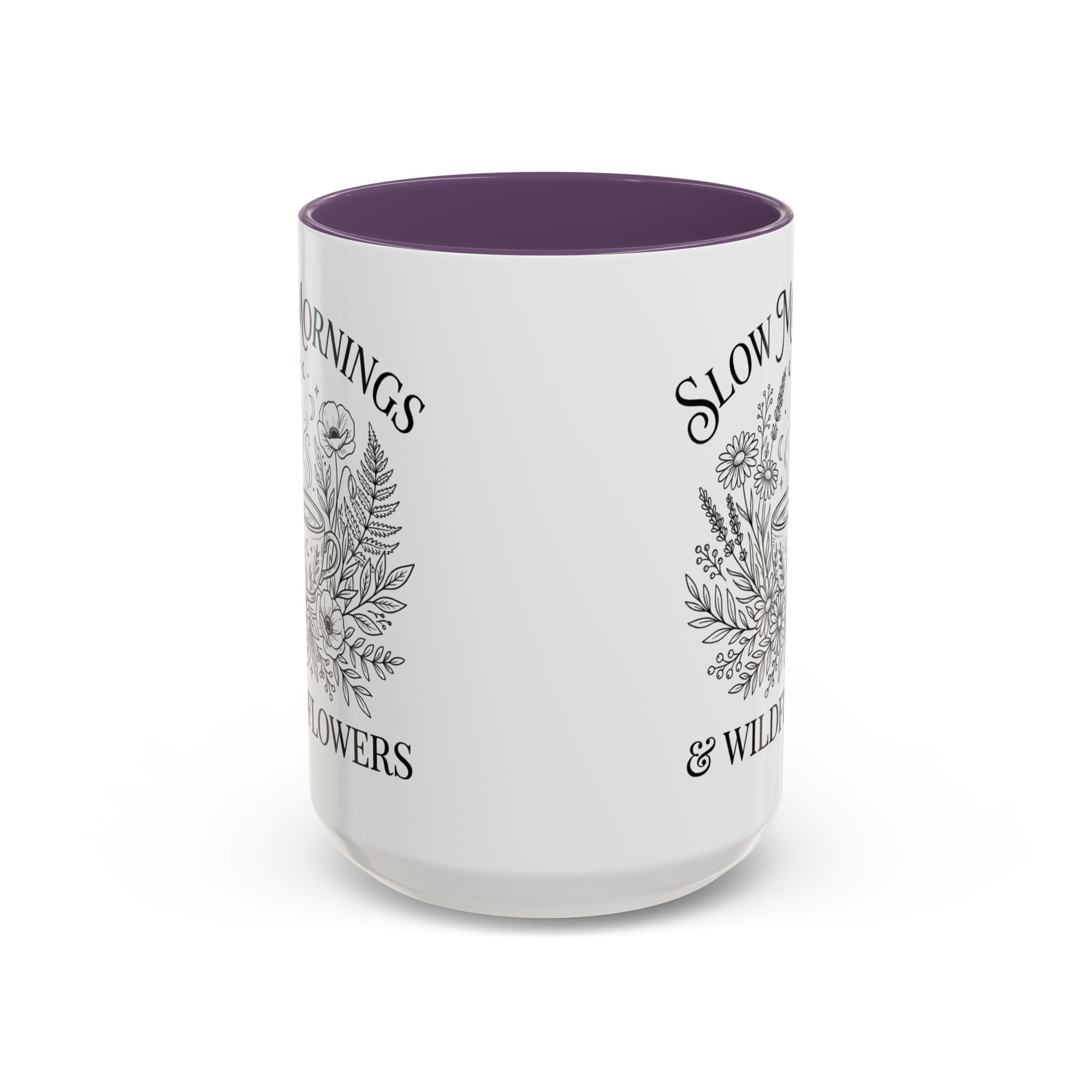 Slow Mornings & Wildflowers Coffee Mug