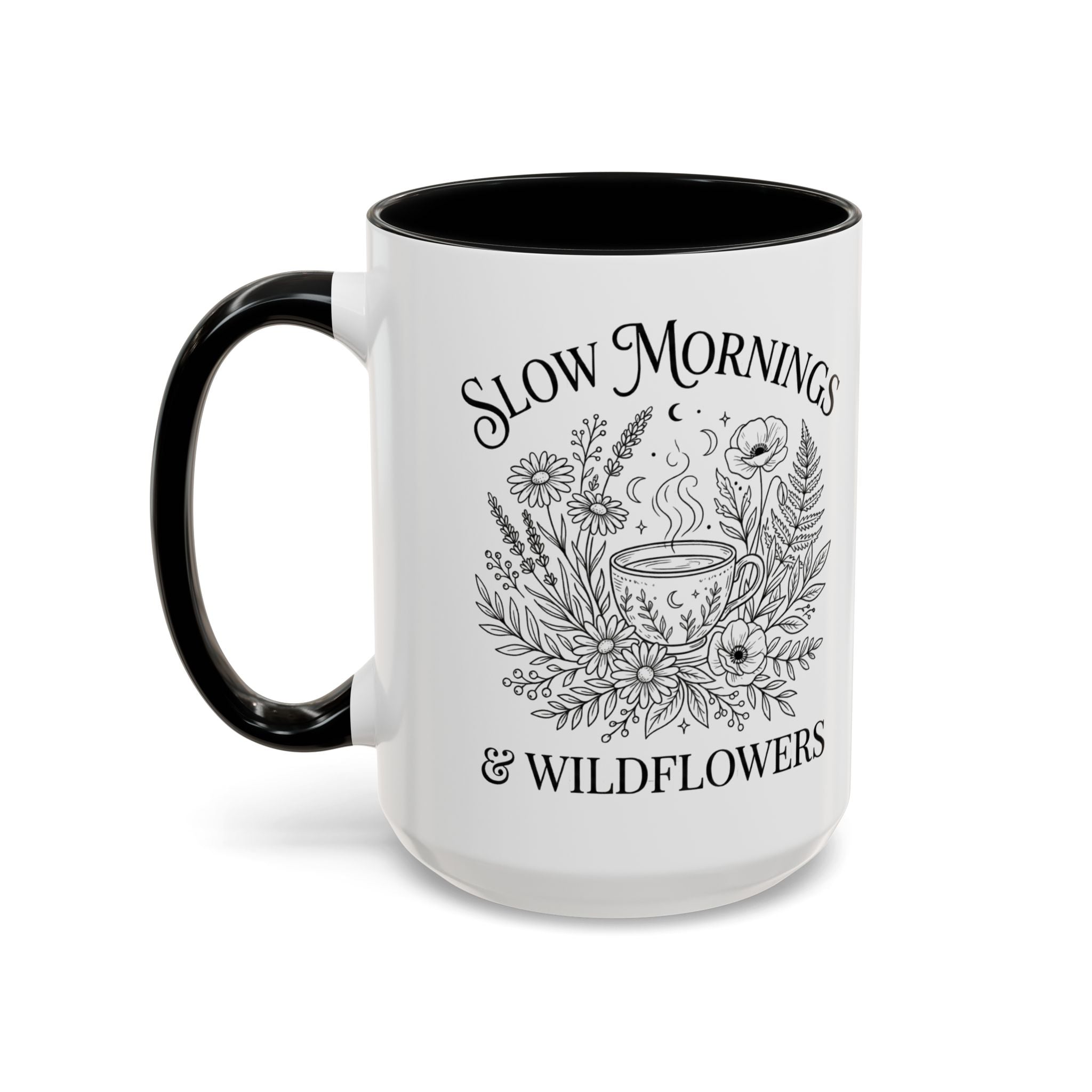 Slow Mornings & Wildflowers Coffee Mug
