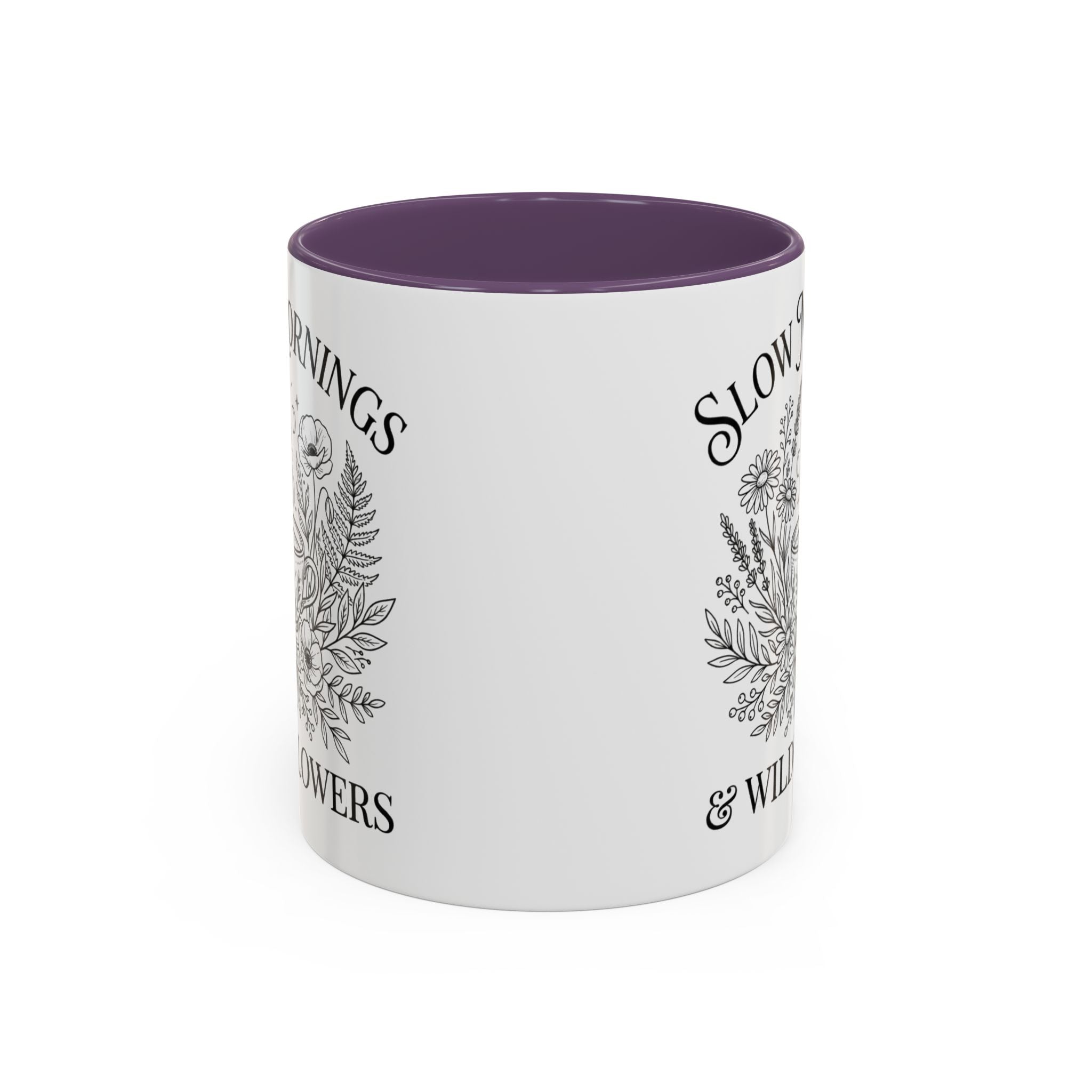 Slow Mornings & Wildflowers Coffee Mug