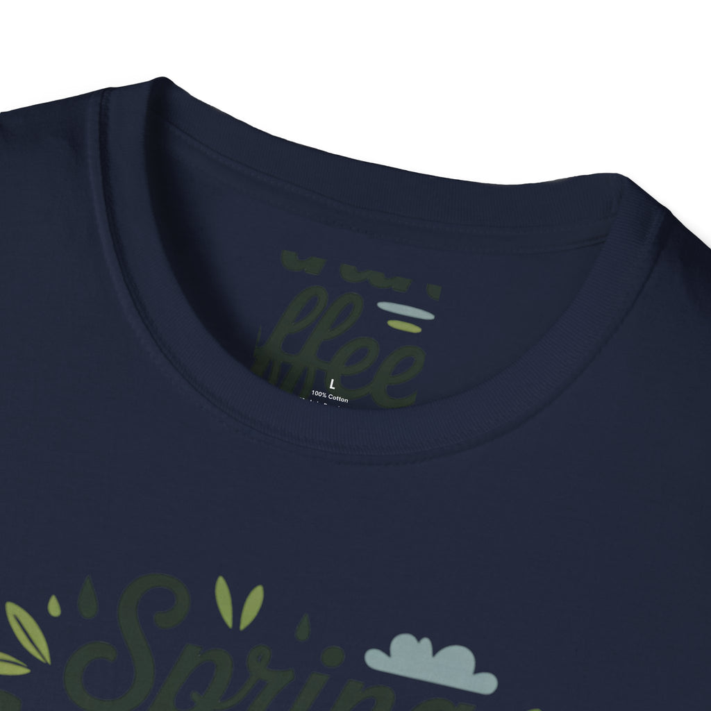 Dachshund Dog Mom T-Shirt — "Spring Mornings, Coffee & My Dachshund"