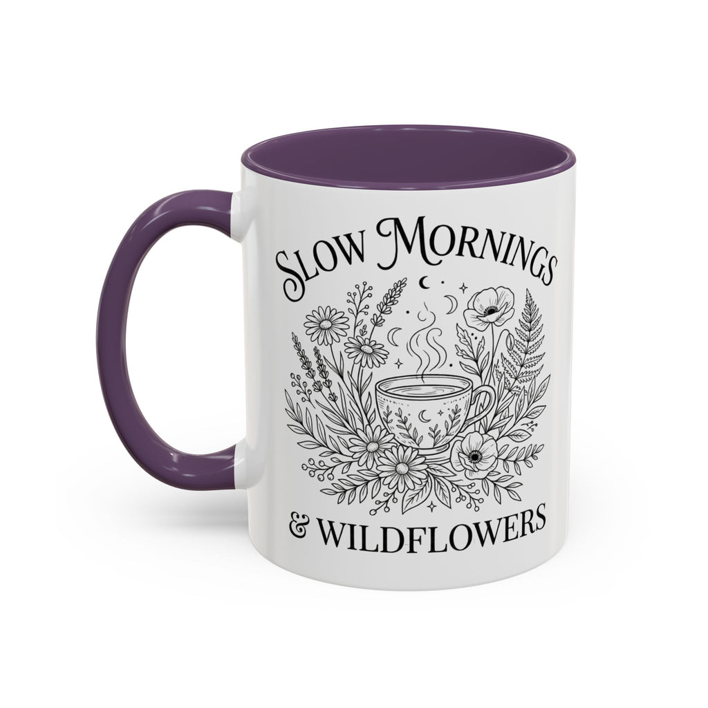 Slow Mornings & Wildflowers Coffee Mug