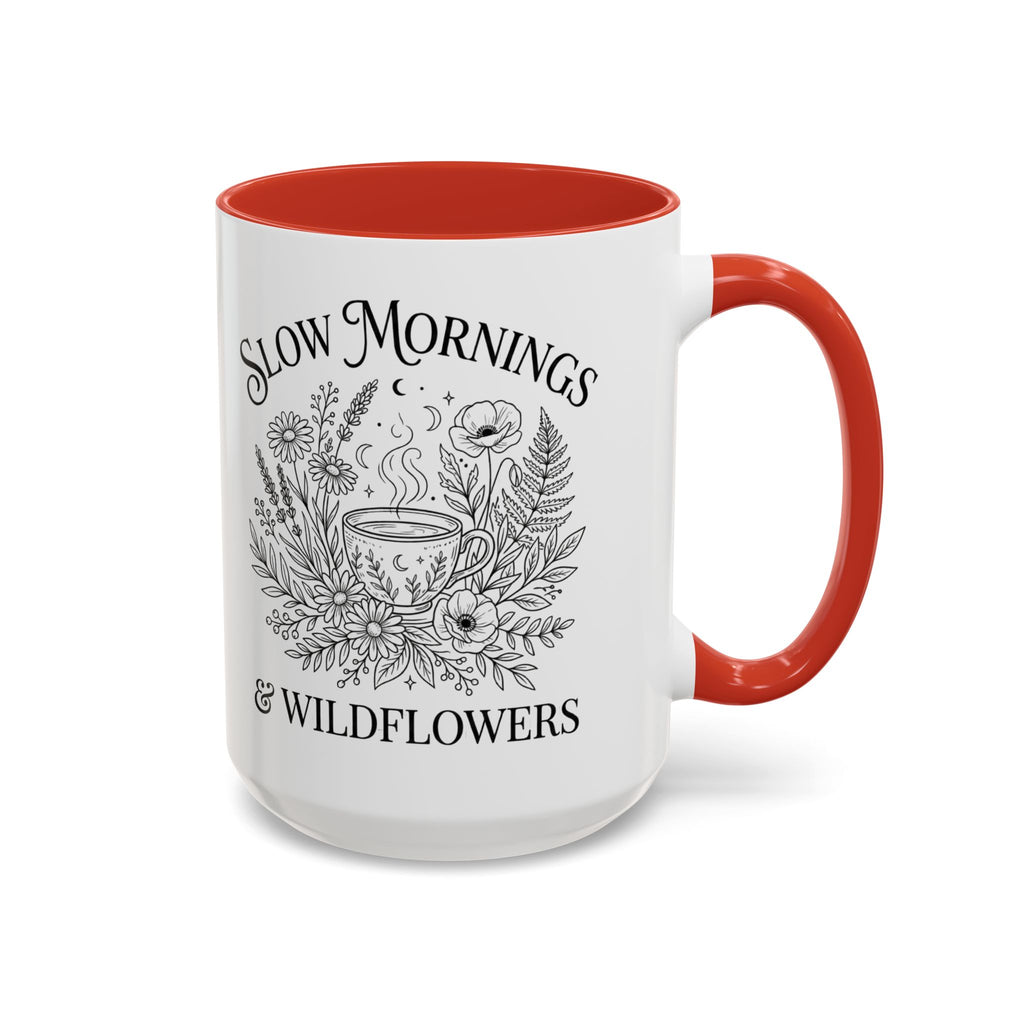 Slow Mornings & Wildflowers Coffee Mug