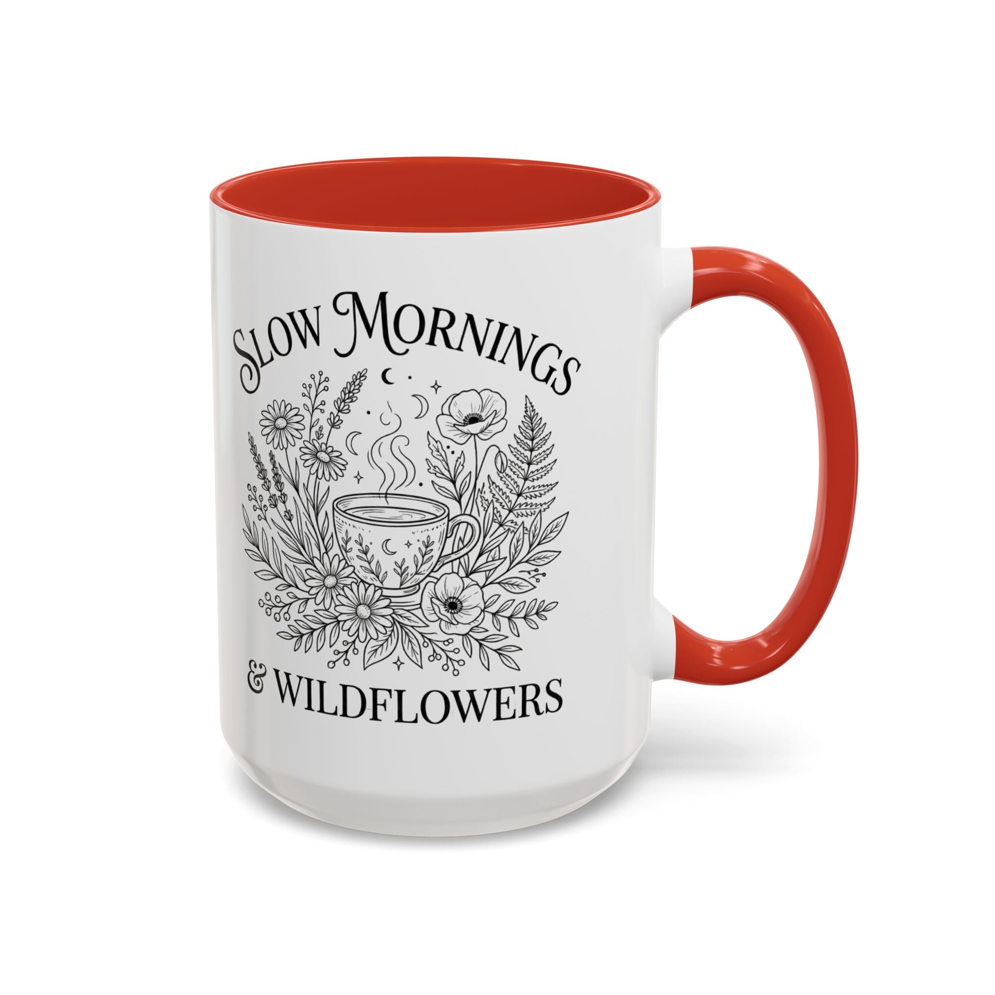 Slow Mornings & Wildflowers Coffee Mug